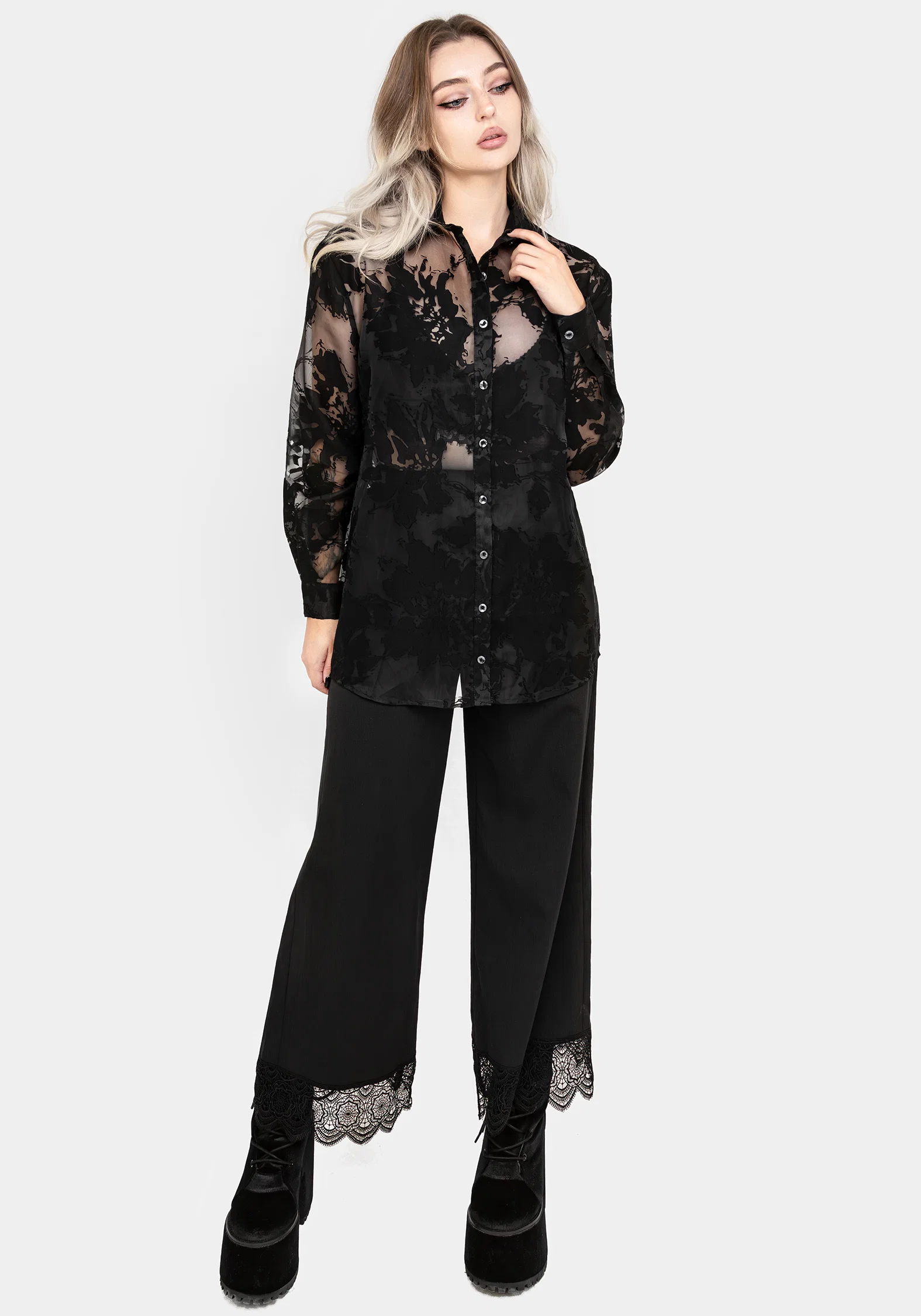 Spectre Sheer Loose Fit Shirt - Image 4