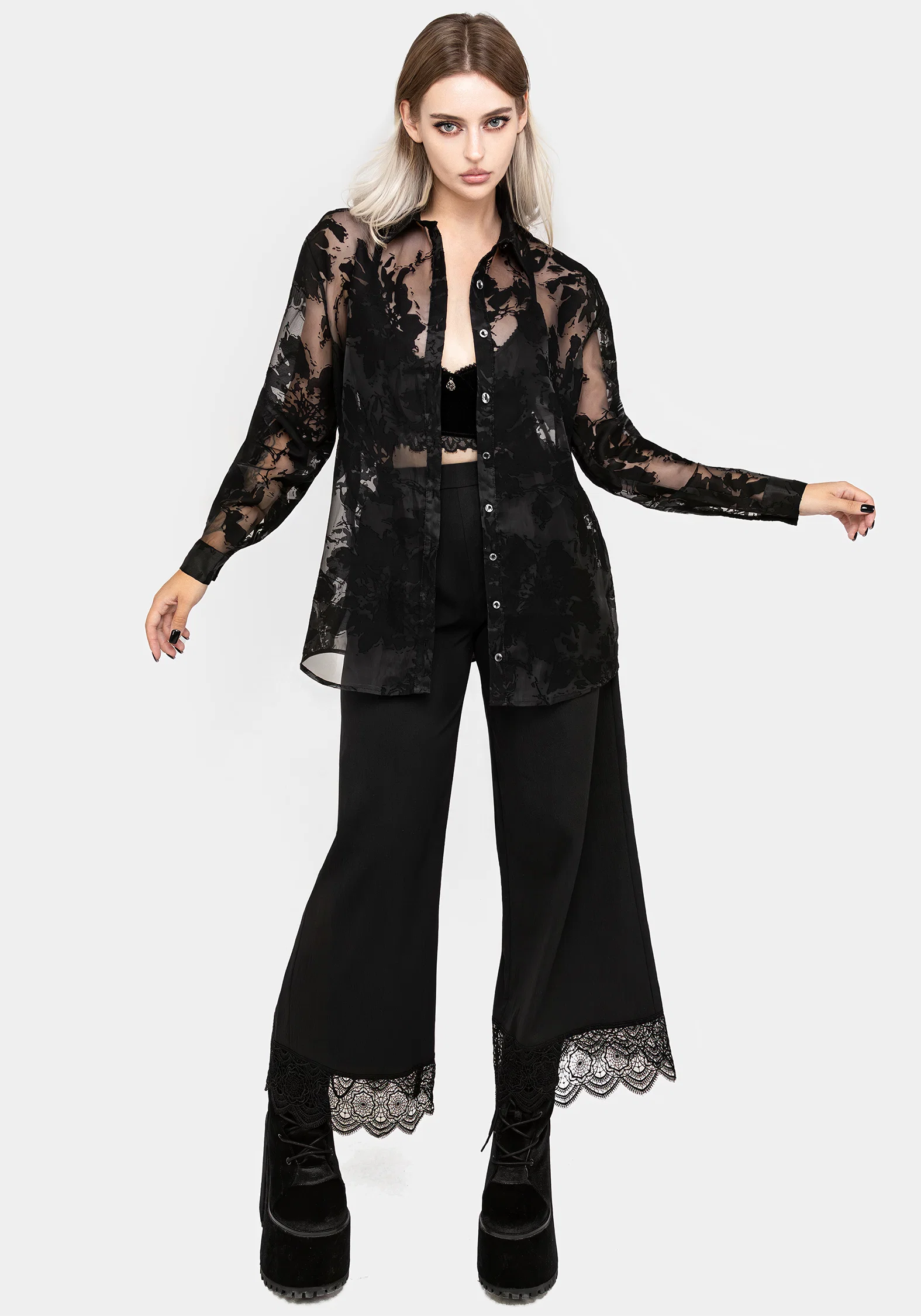 Spectre Sheer Loose Fit Shirt - Image 6