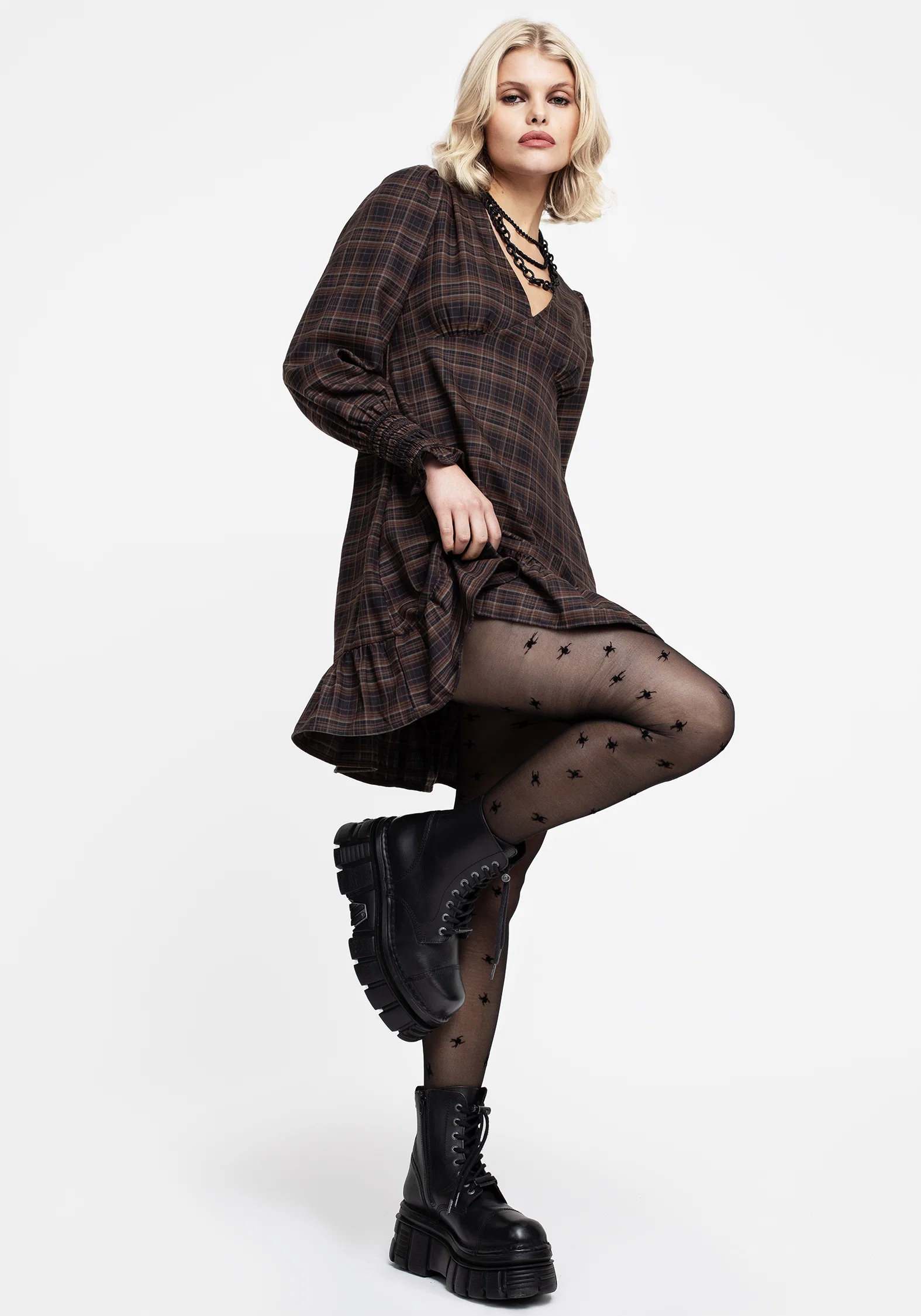 Spiro Flocked Tights - Image 4