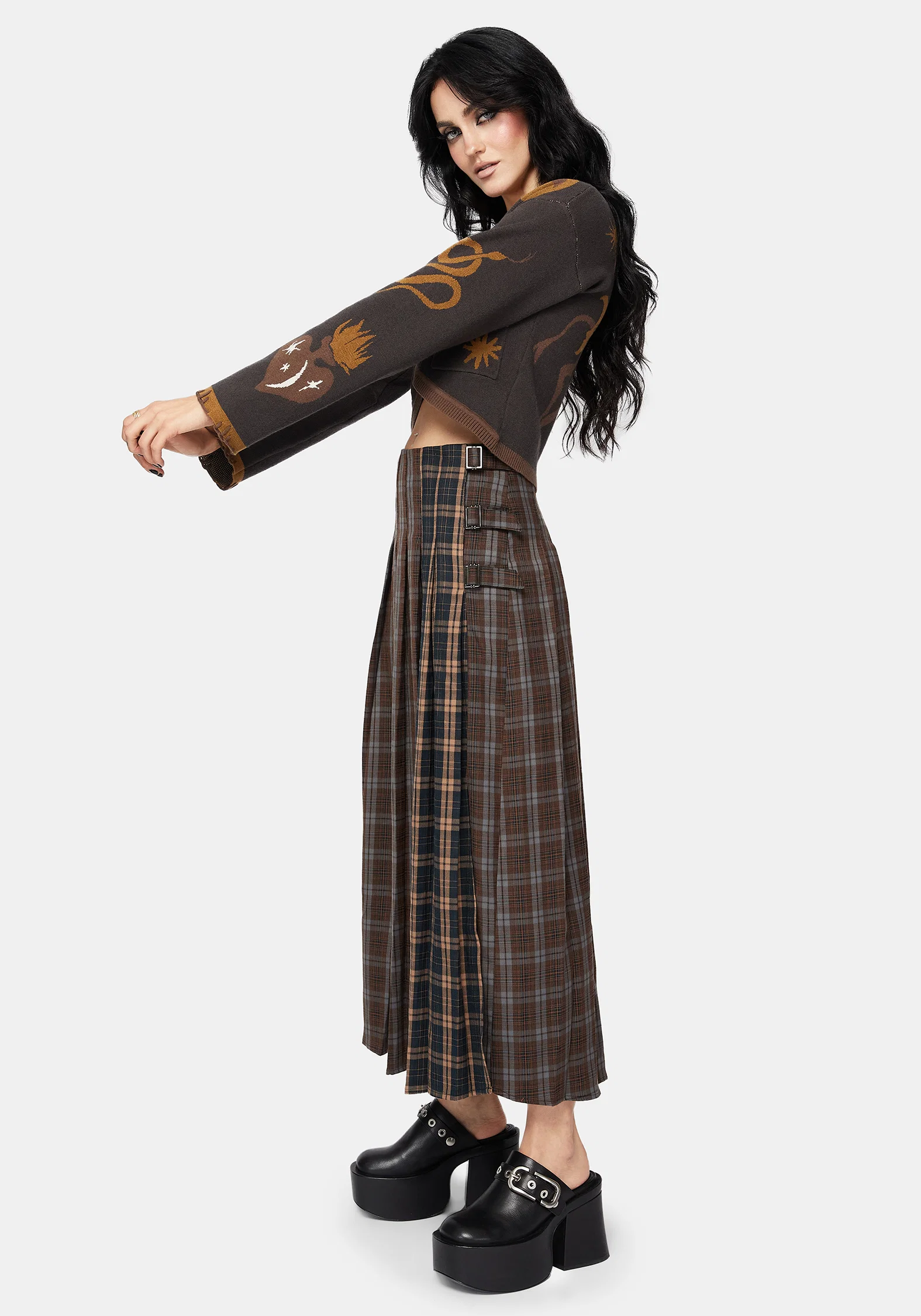 Starfall Moon Jacquard Knit Cardigan - Image 8