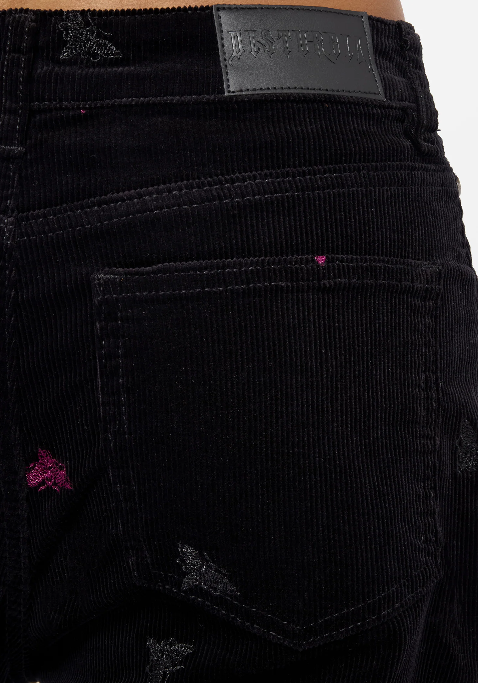 Styx Moth Embroidered Cord Trousers - Image 9