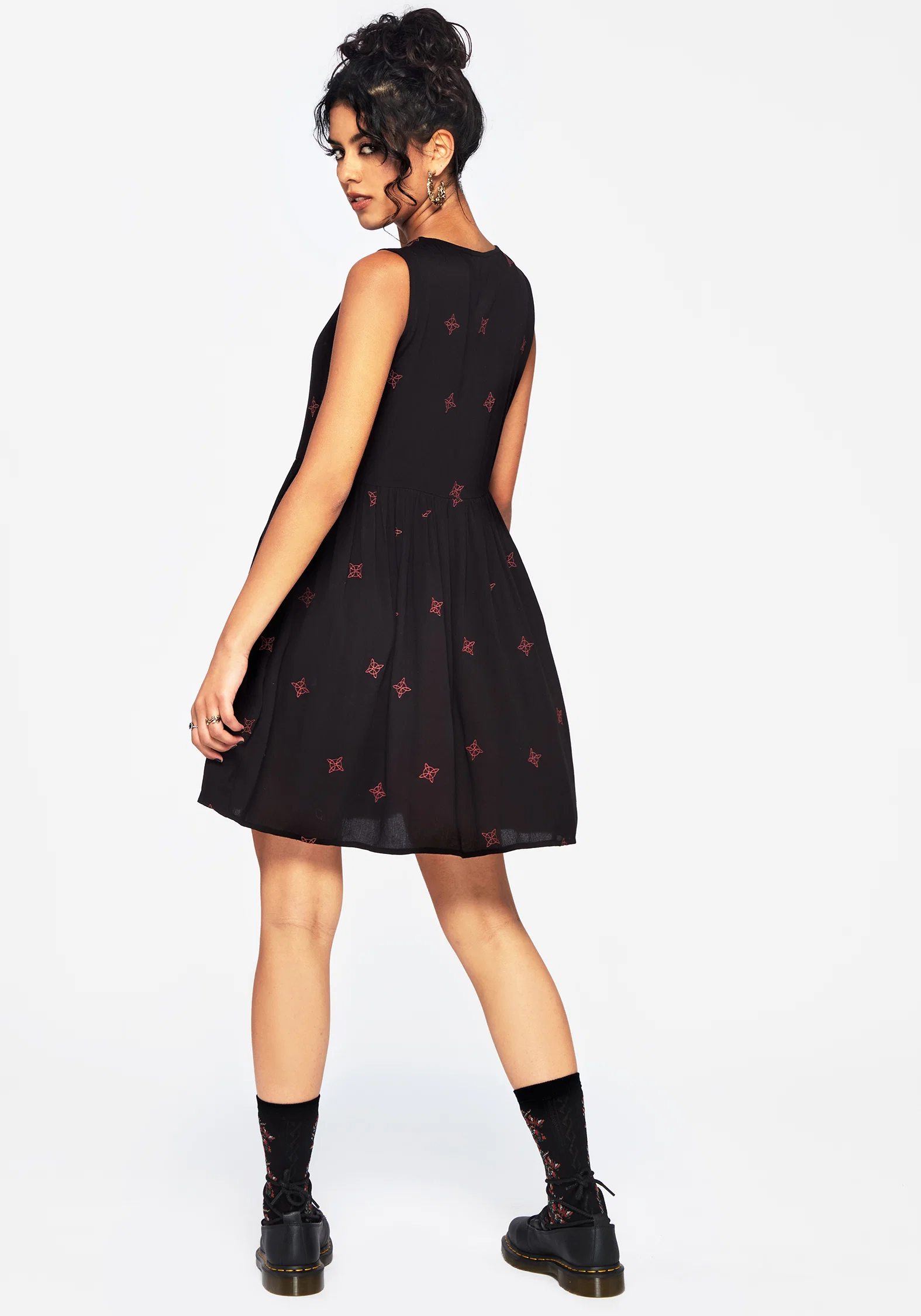 Sublime Witches Knot Embroidered Mini Dress - Image 3