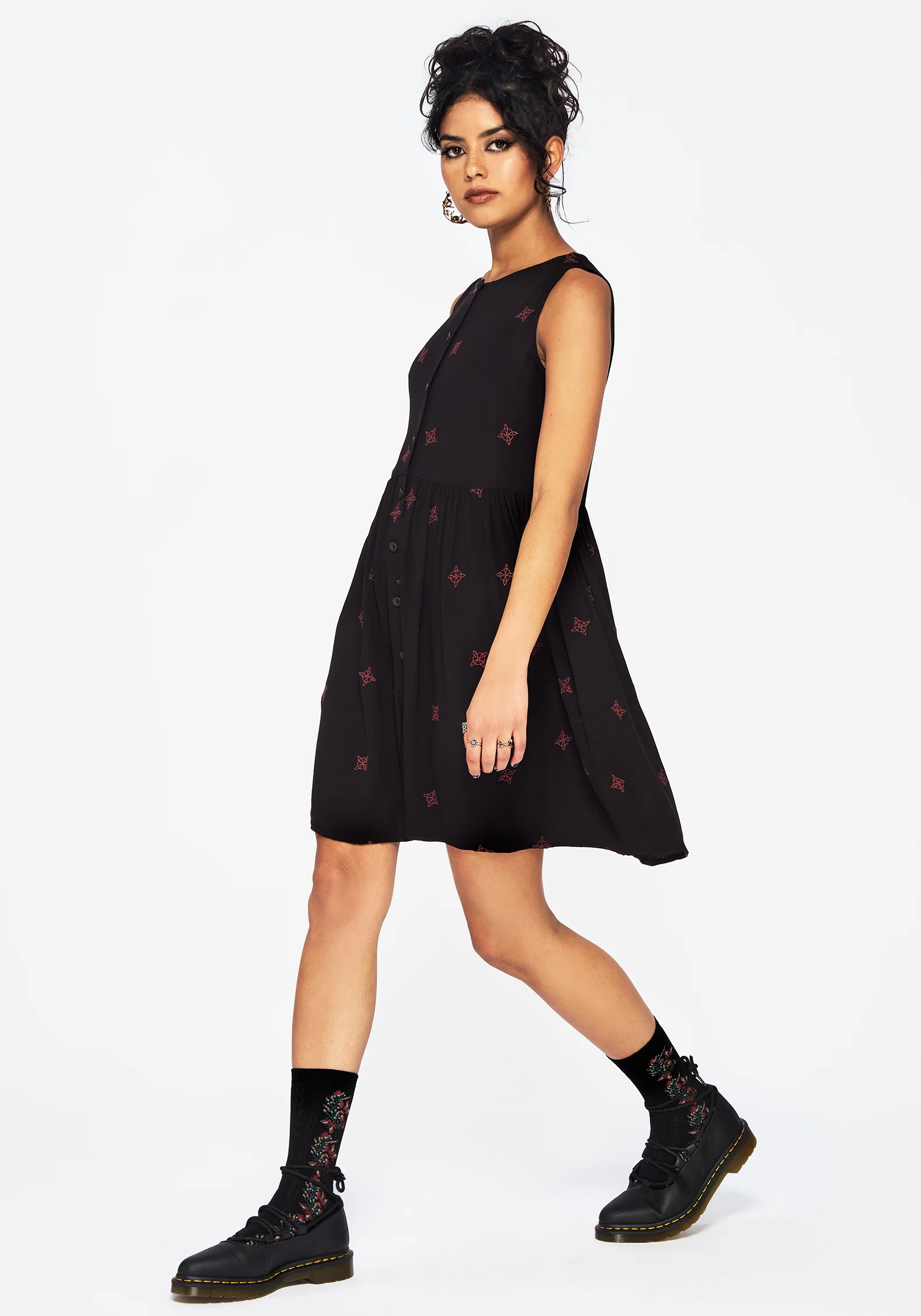 Sublime Witches Knot Embroidered Mini Dress - Image 6