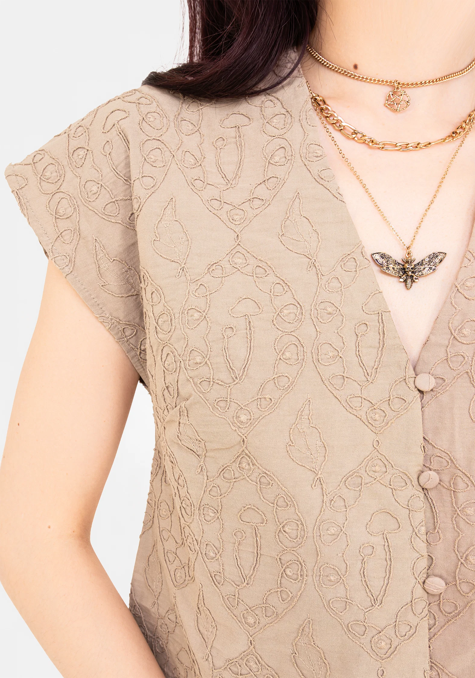 Suma Cotton Textured Blouse - Image 2