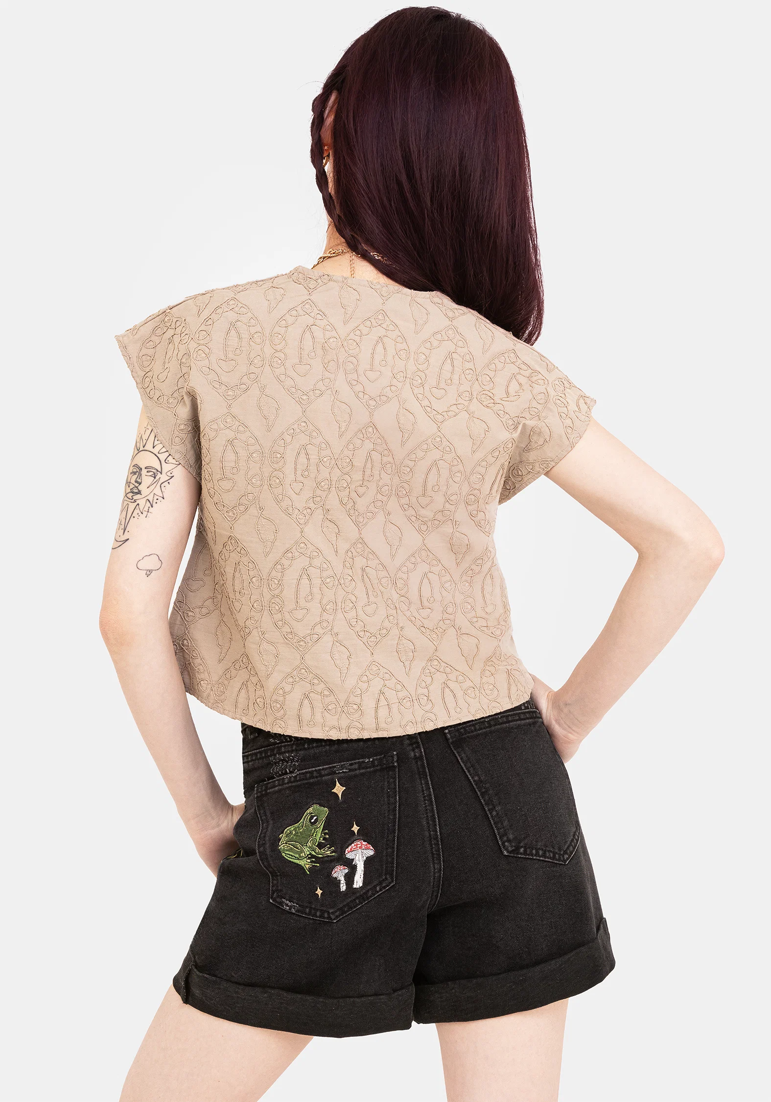 Suma Cotton Textured Blouse - Image 3