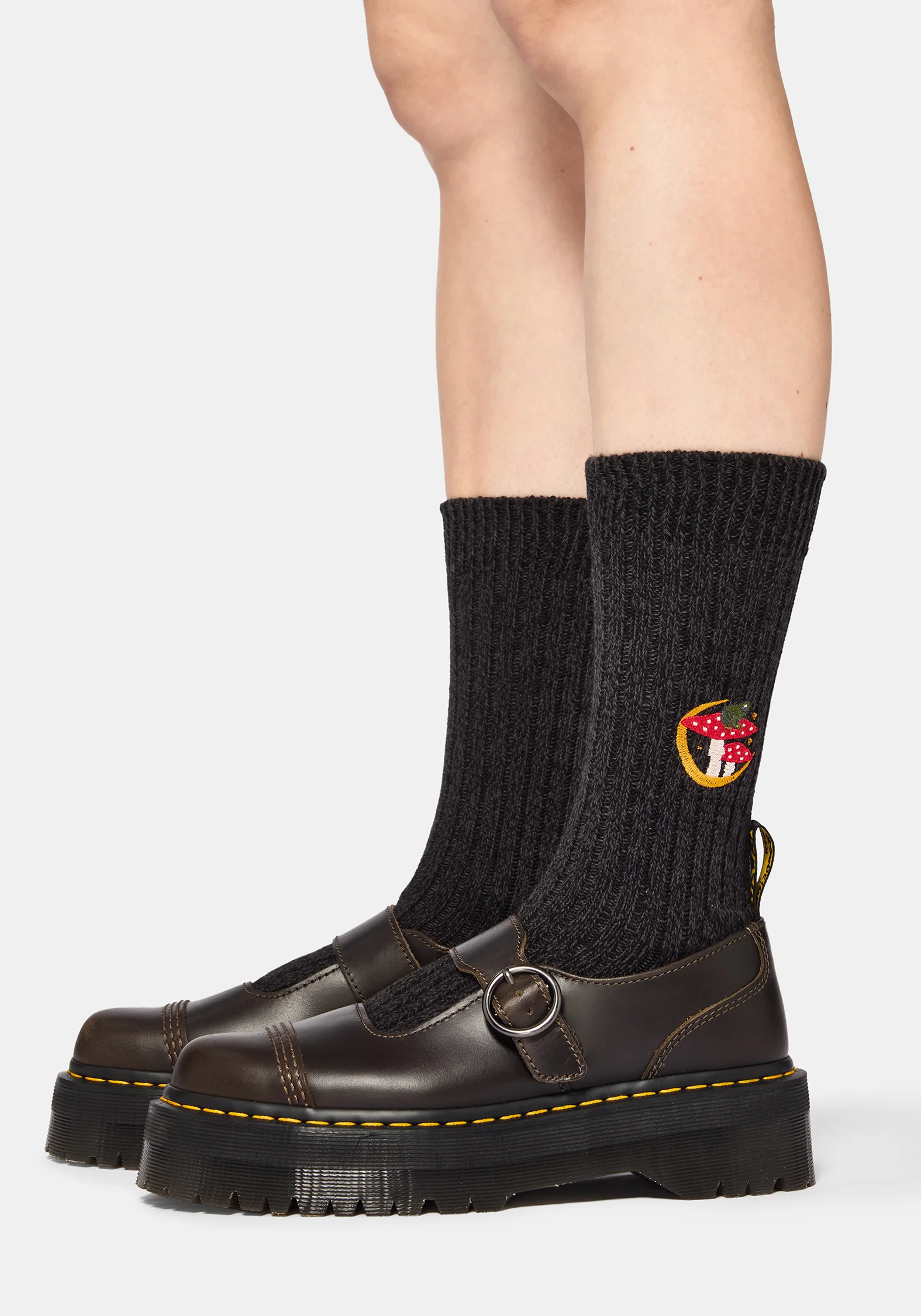 Swamplife Embroidered Knitted Socks - Image 6