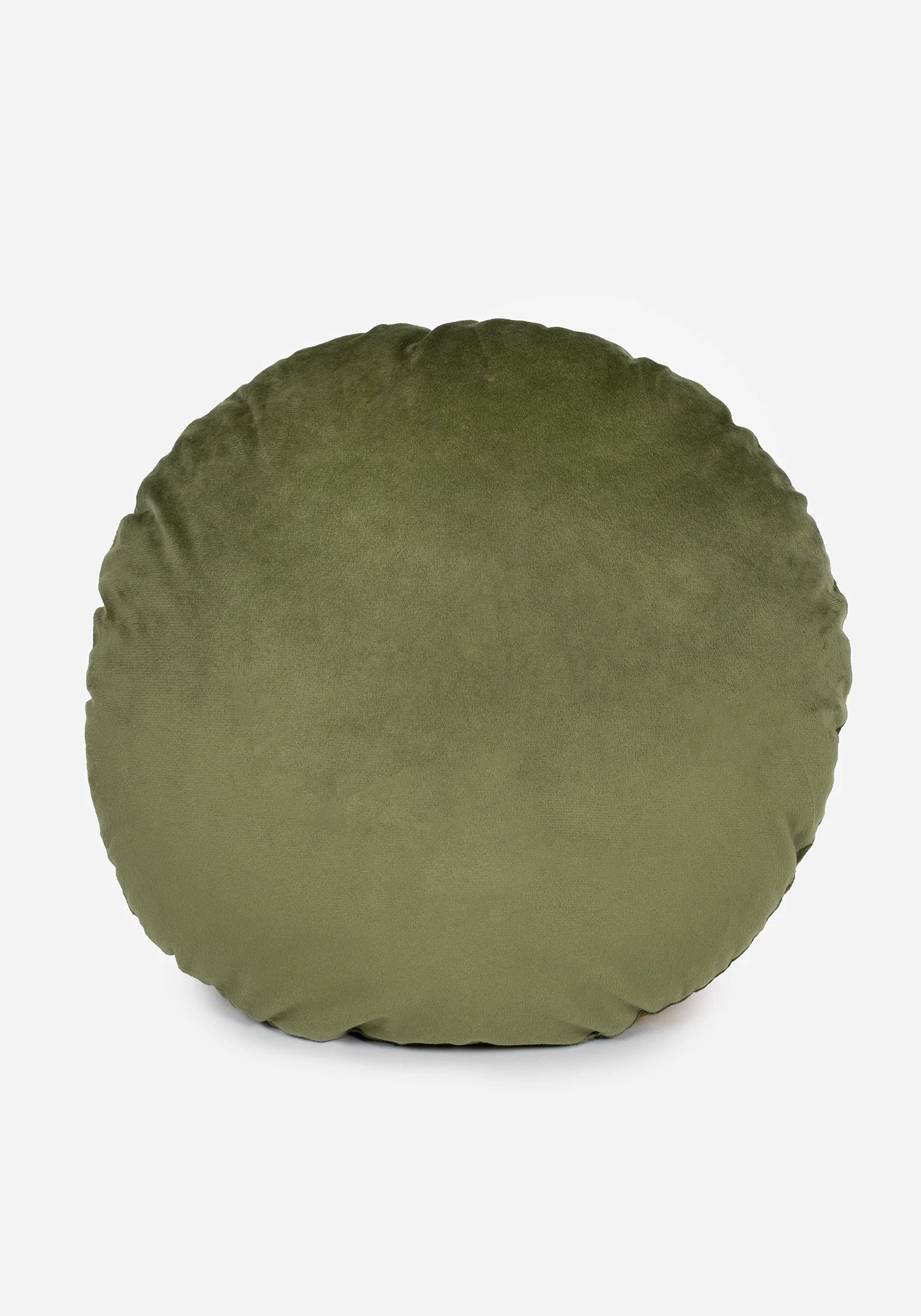 Swamplife Embroidered Velour Round Cushion - Image 4