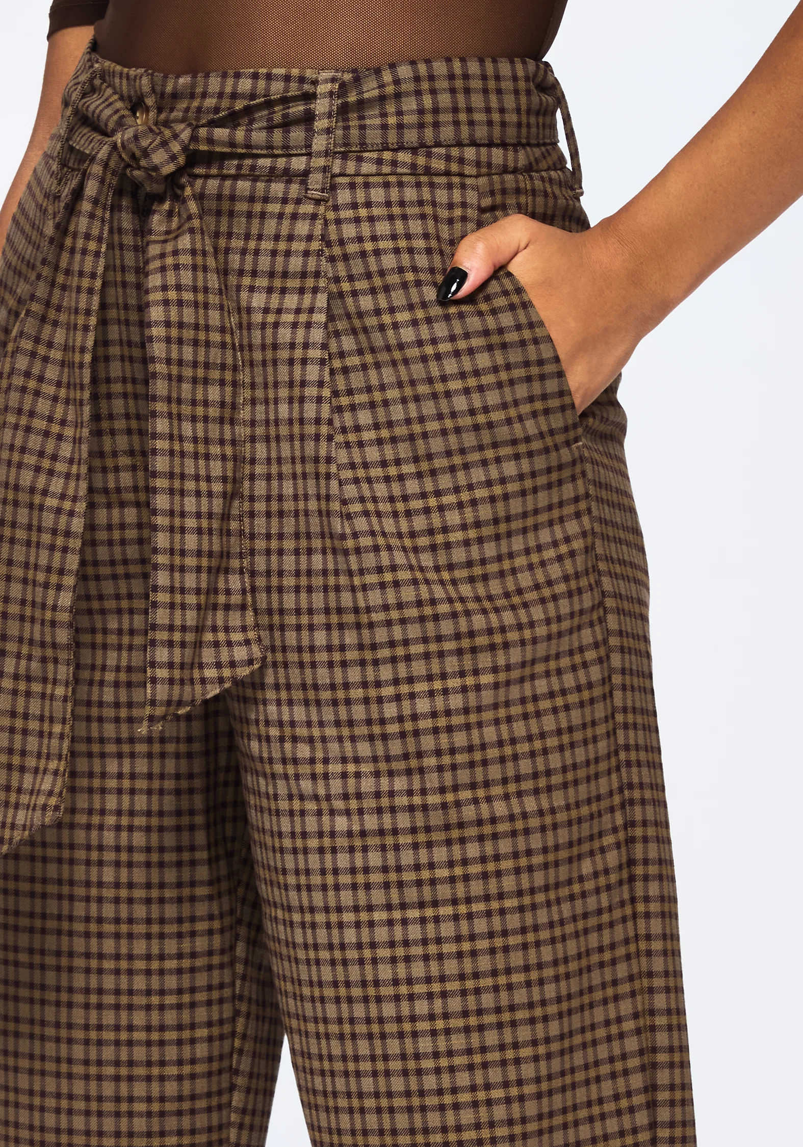 Sweetspire Check Tapered Trouser - Image 2