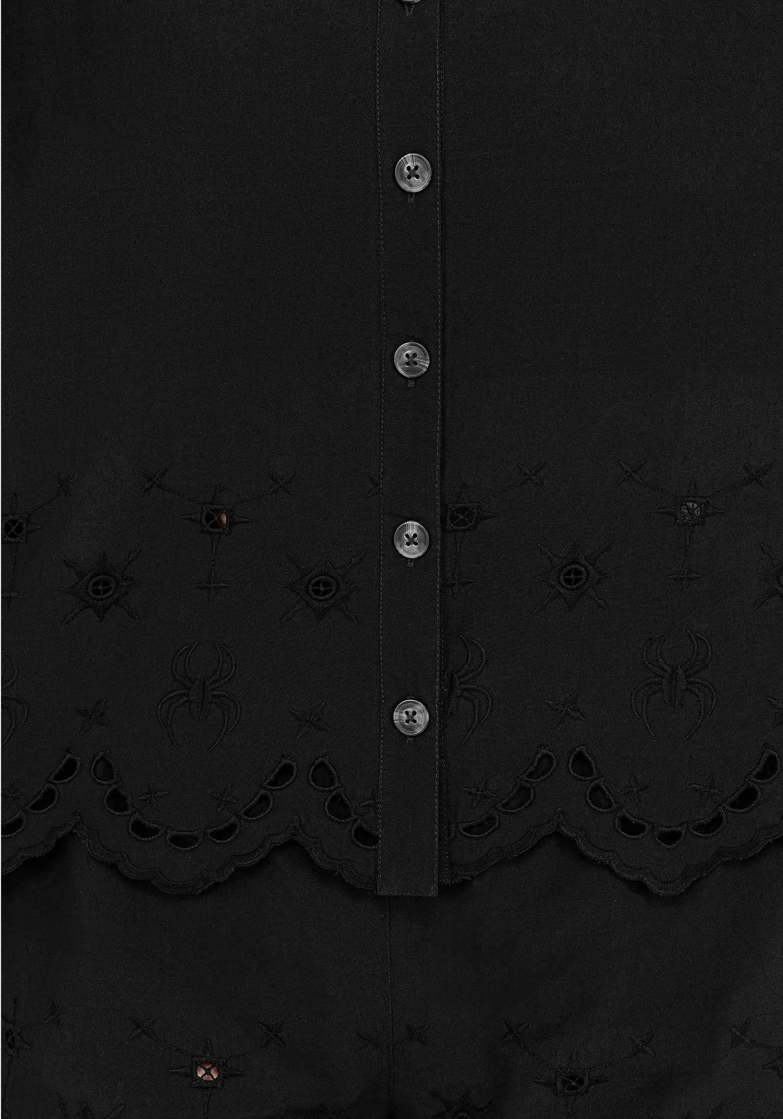 Synthweb Cotton Broderie Hem Shirt - Image 6