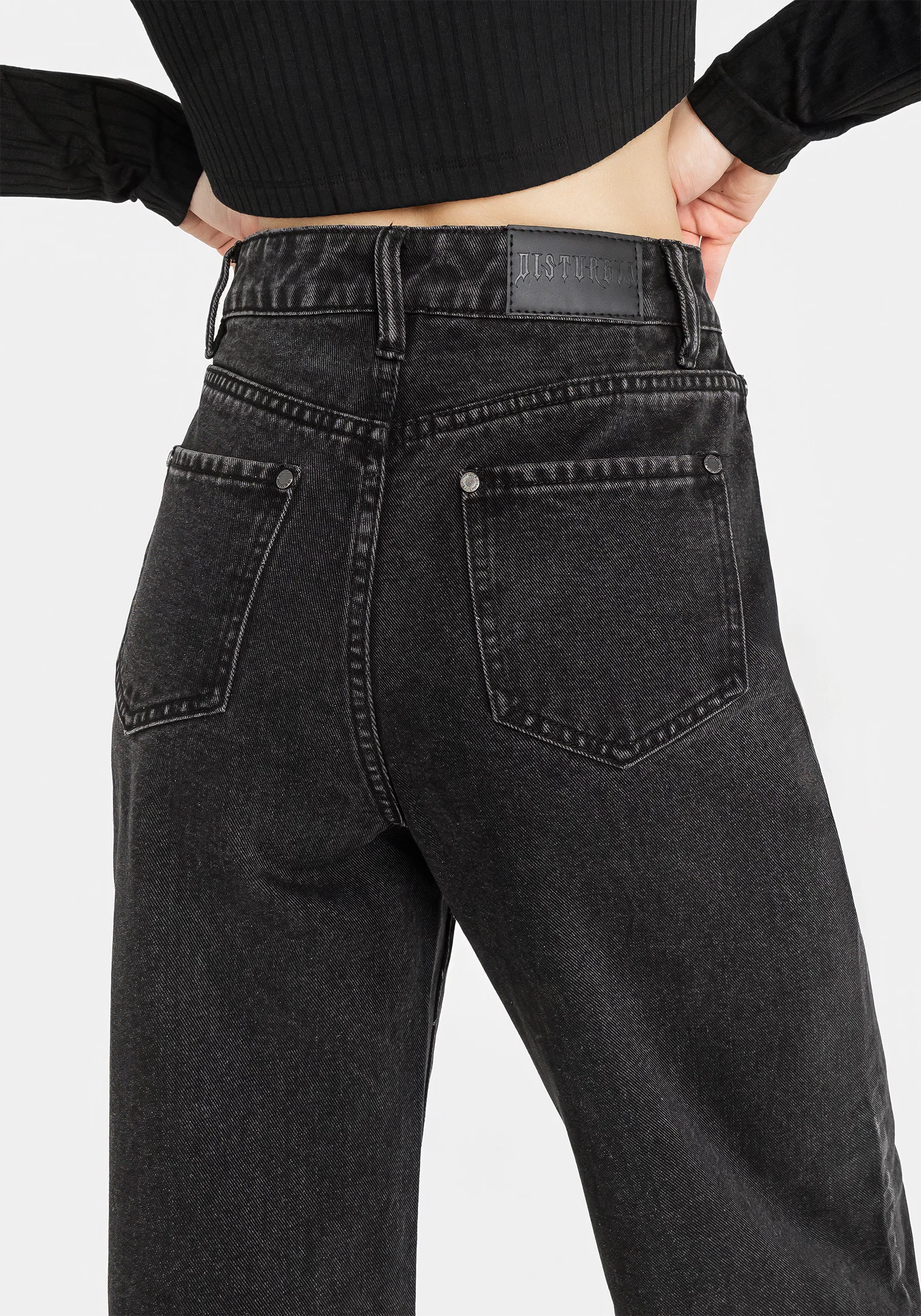 Tarantism Embroidered Wide Leg Jeans - Image 5