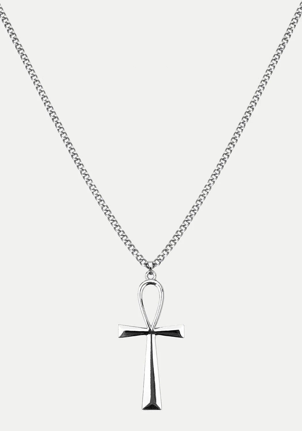 Taweret Long Chain Ankh Pendant - Image 6