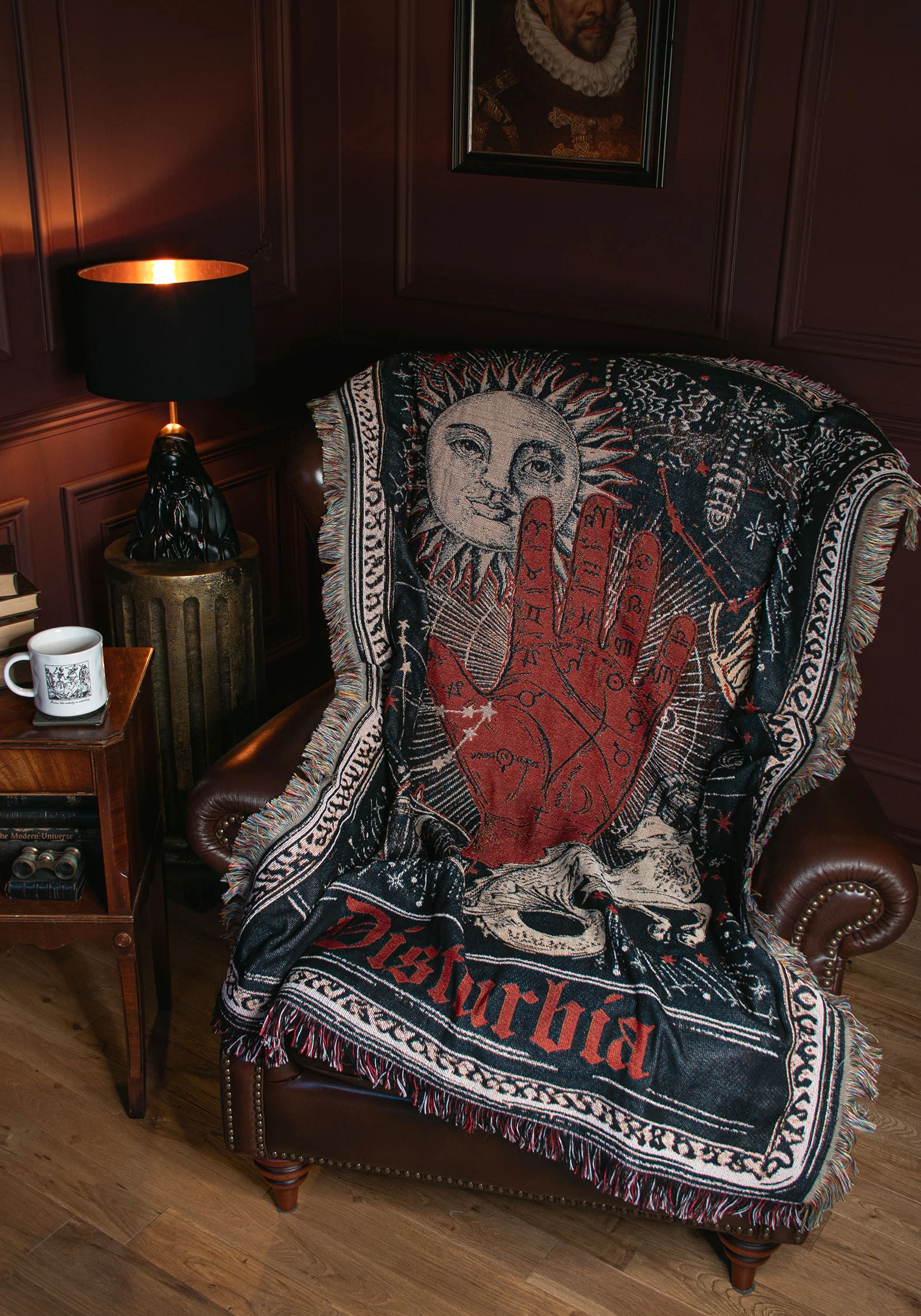 Temperance Palm Reading Tapestry Blanket - Image 2
