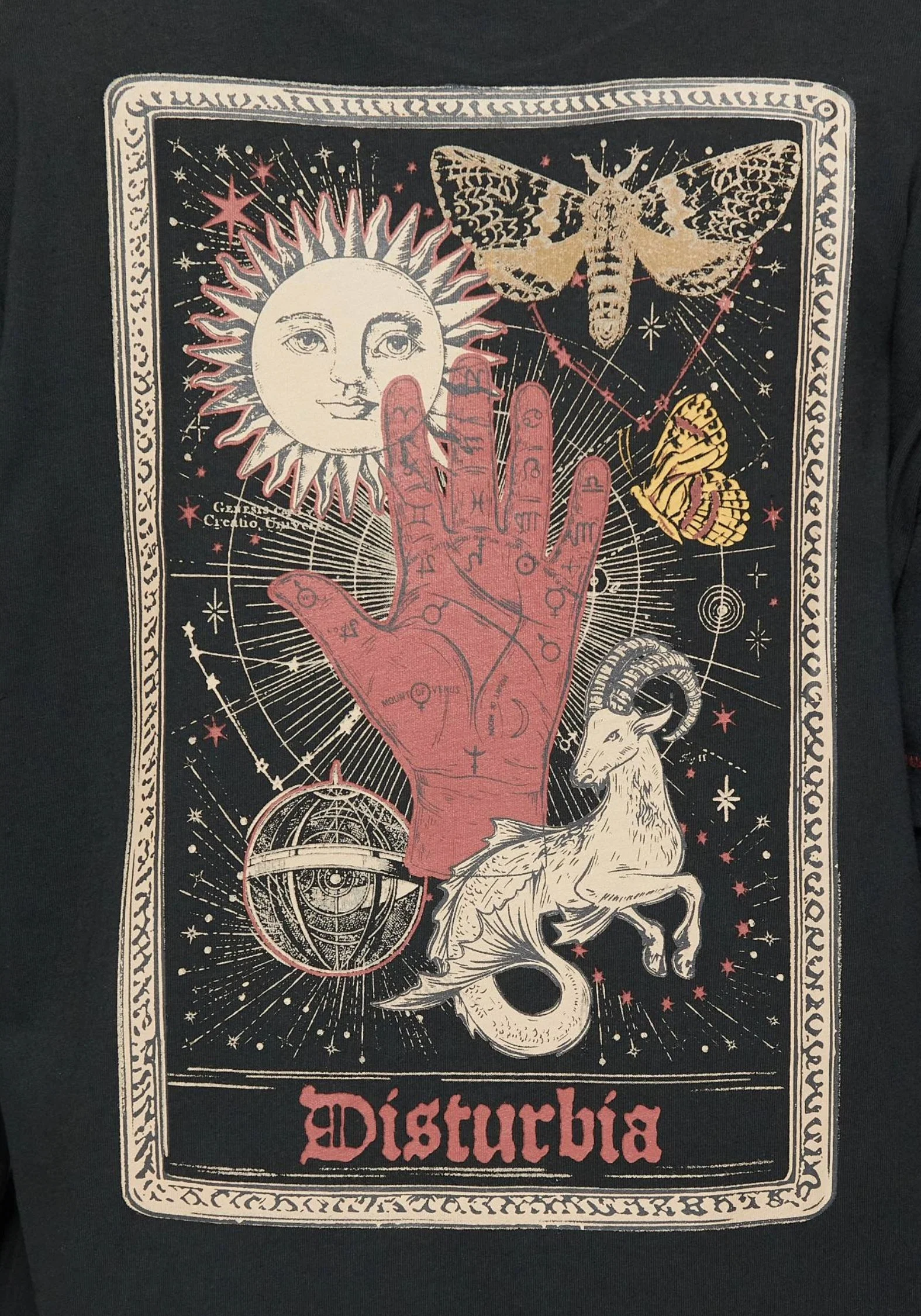 Temperance Tarot Graphic Long Sleeve Tee Dress - Image 4