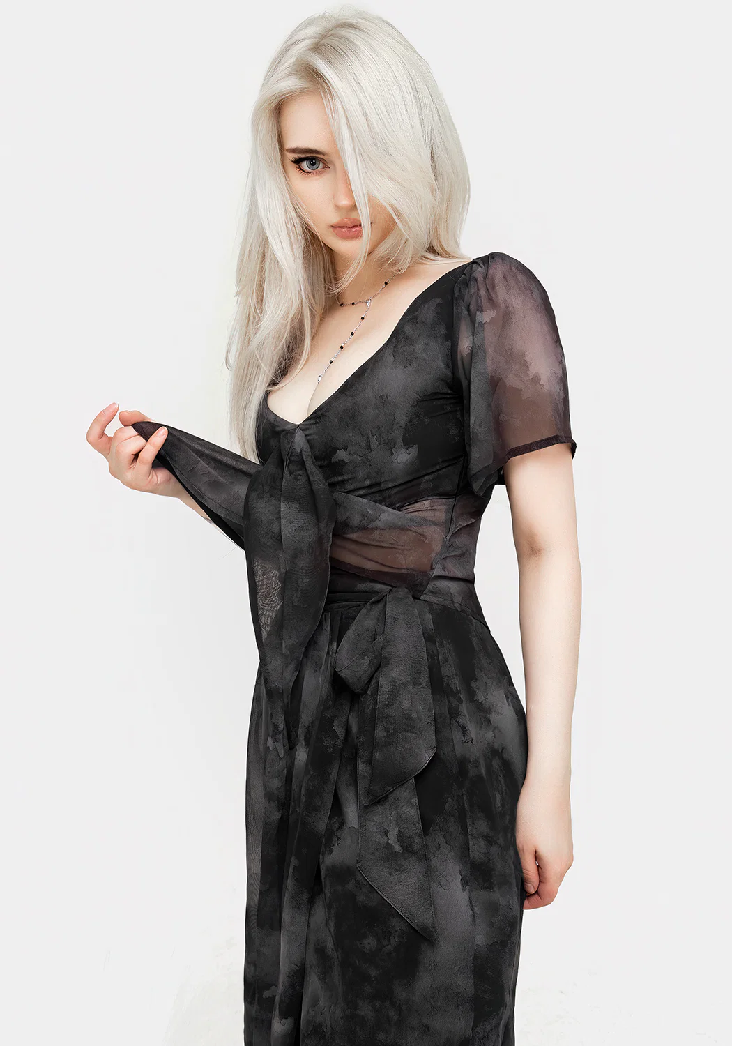 Tempest Tie Waist Midaxi Skirt - Image 12
