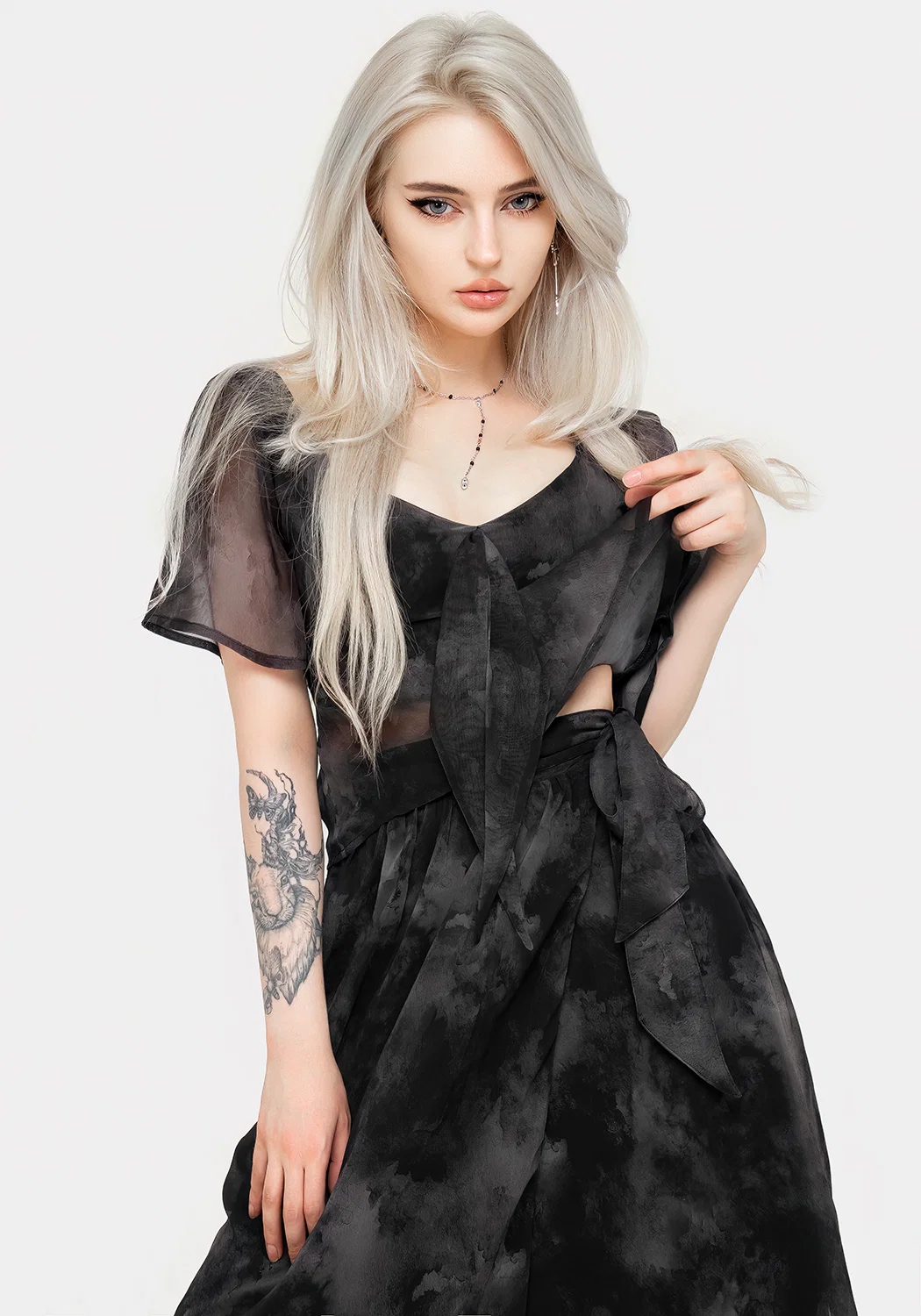 Tempest Tie Waist Midaxi Skirt - Image 13