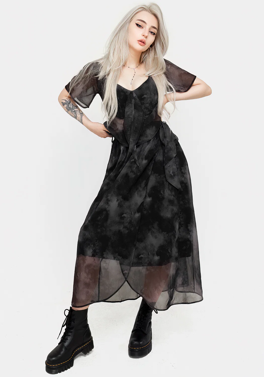 Tempest Tie Waist Midaxi Skirt - Image 16