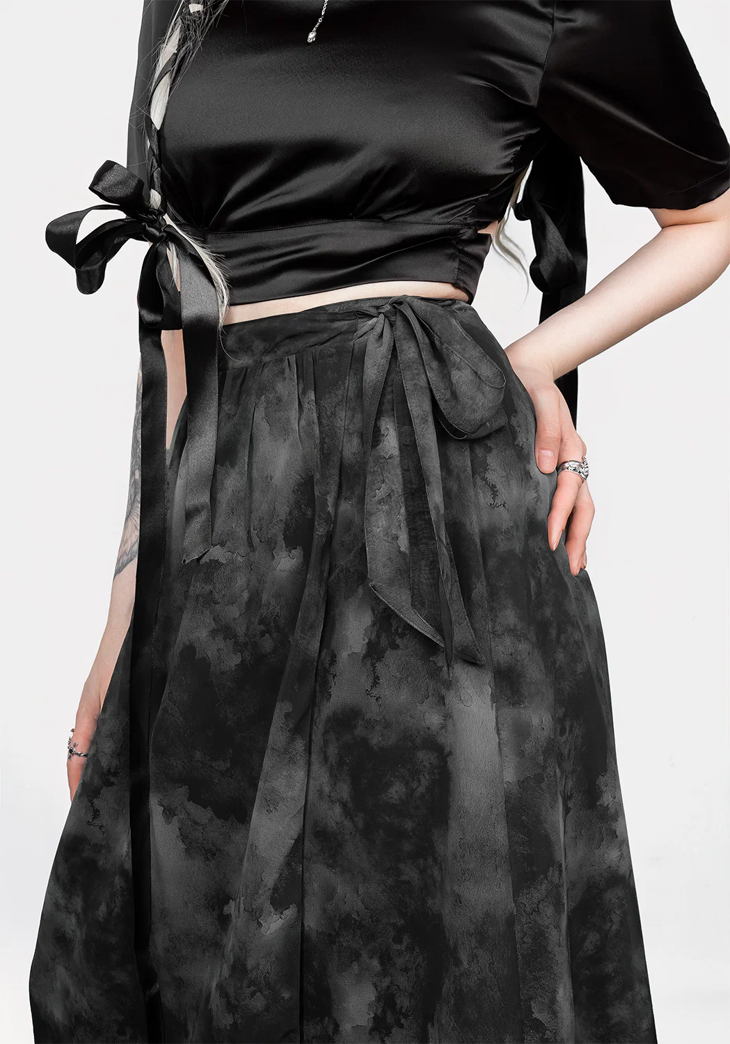 Tempest Tie Waist Midaxi Skirt - Image 5