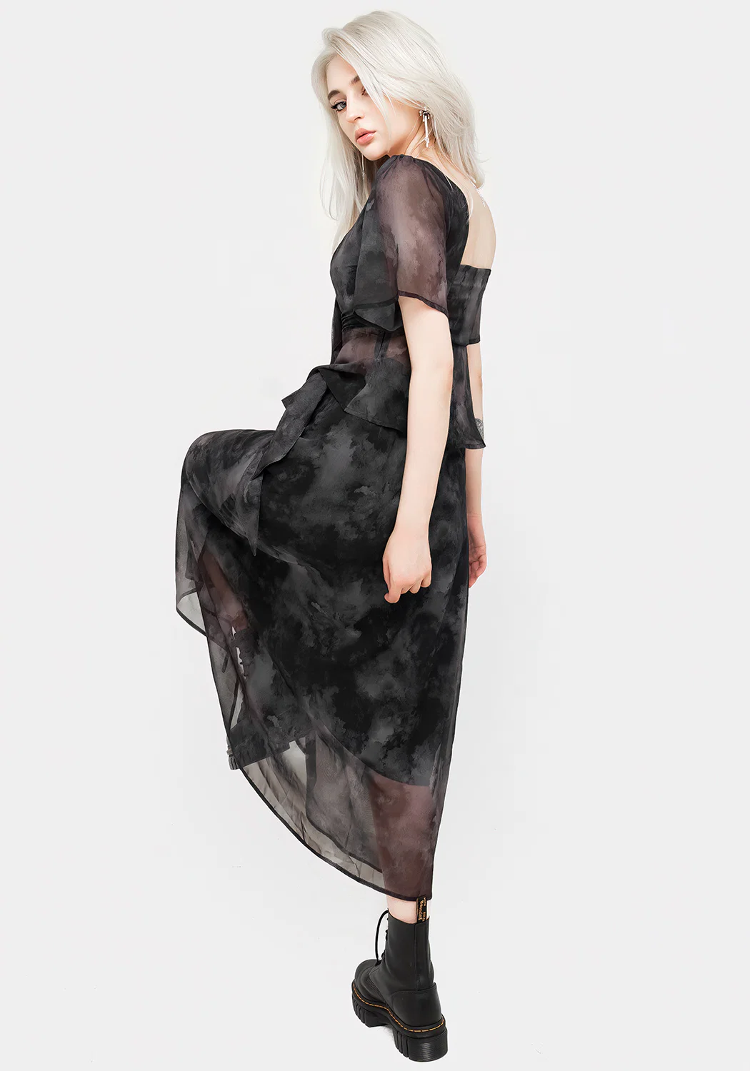 Tempest Tie Waist Midaxi Skirt - Image 9