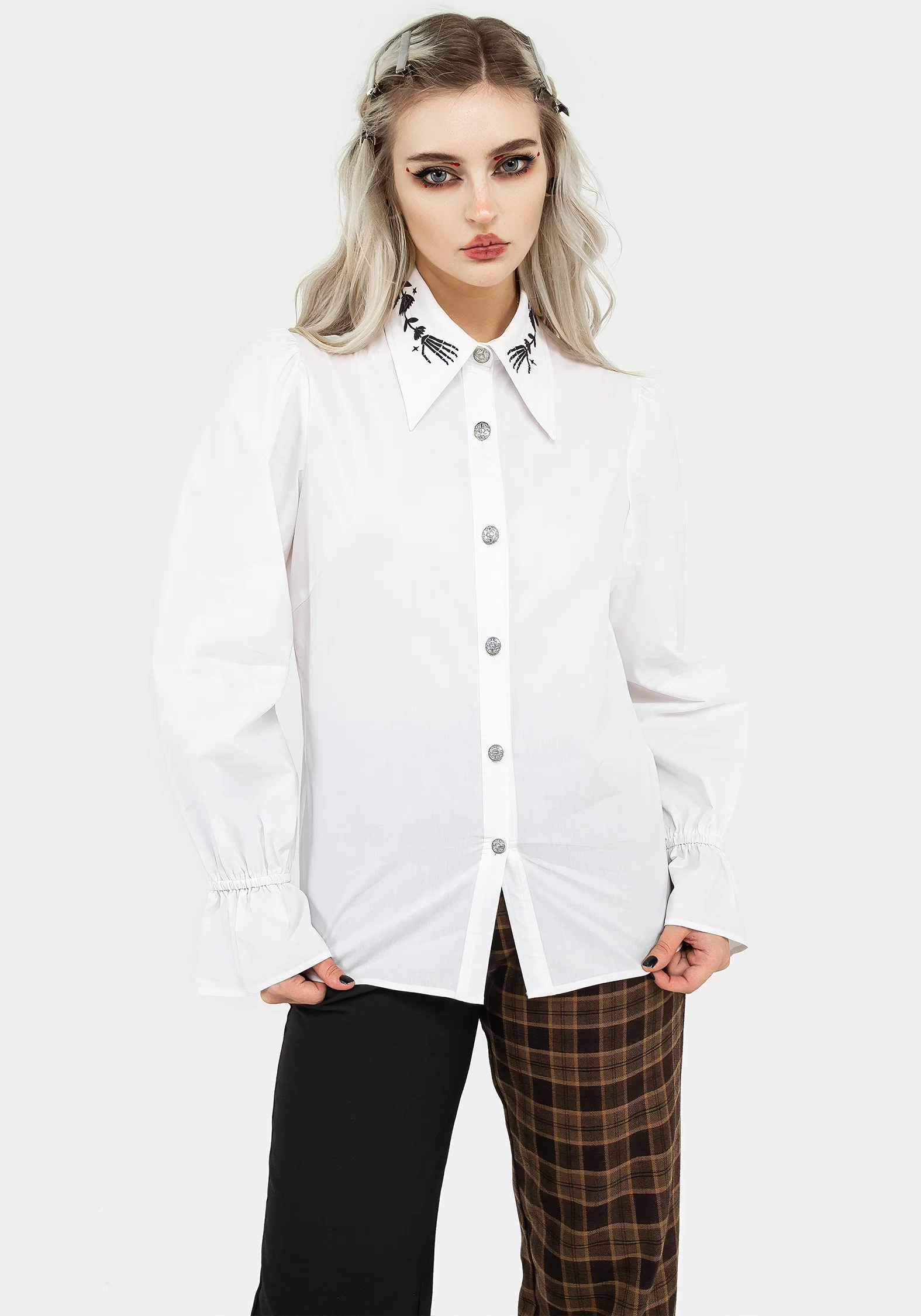 Tempora Embroidered Button Up Shirt - Image 2