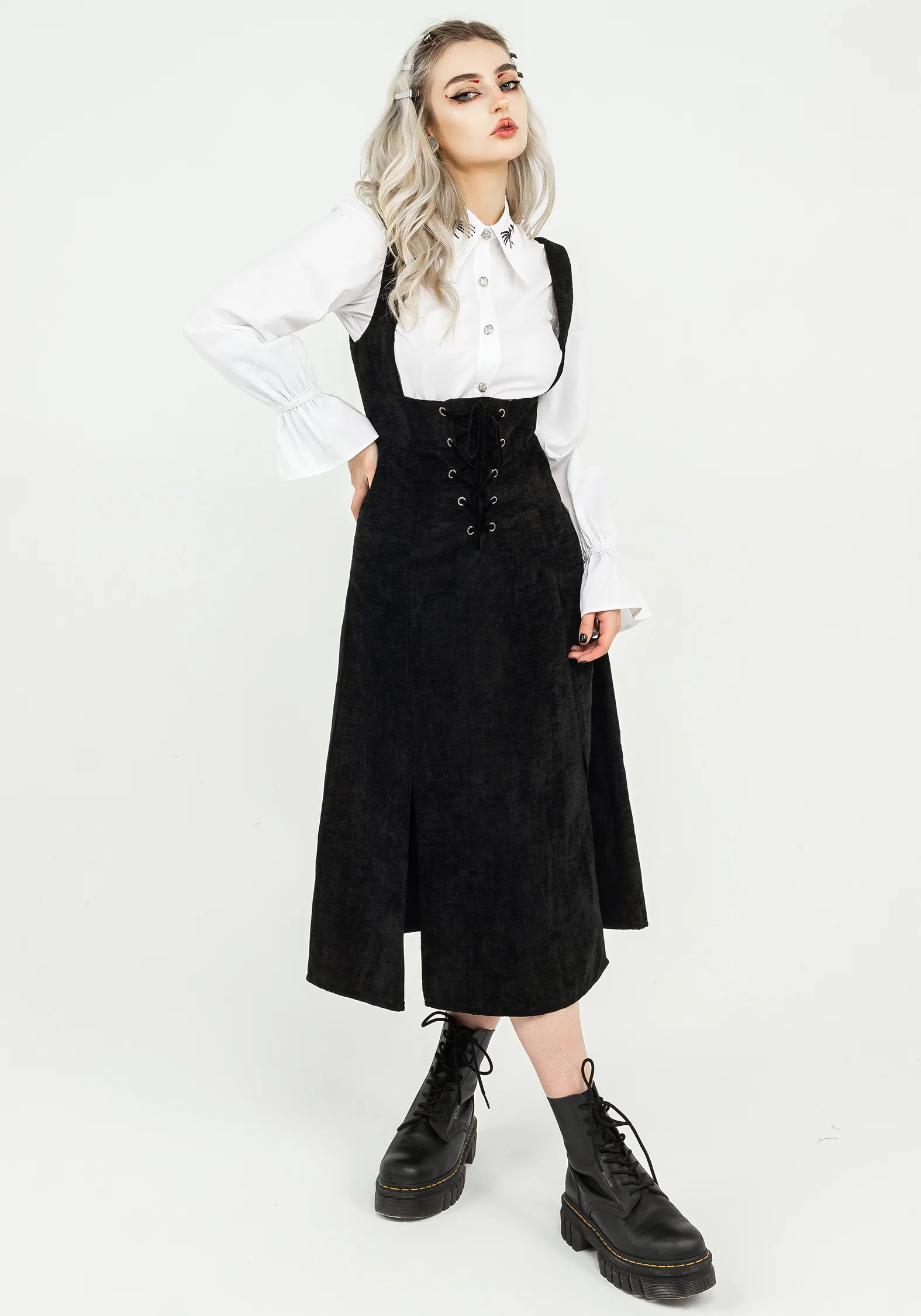 Tempora Embroidered Button Up Shirt - Image 5