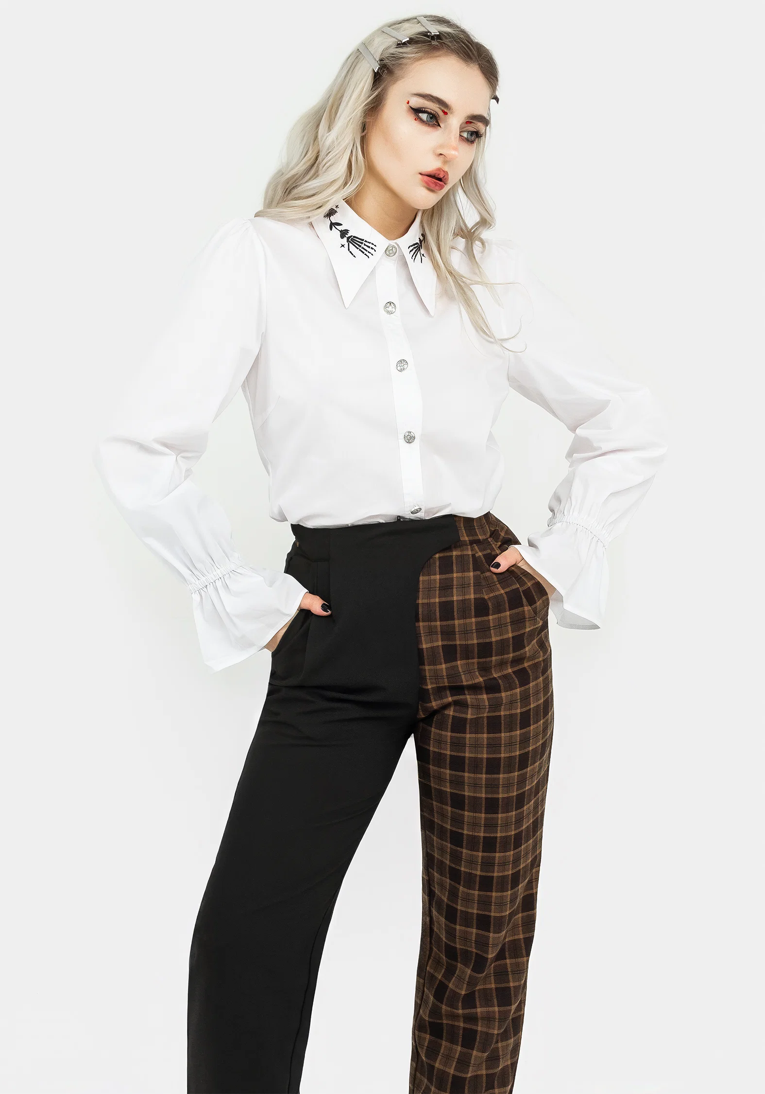 Tempora Embroidered Button Up Shirt - Image 7