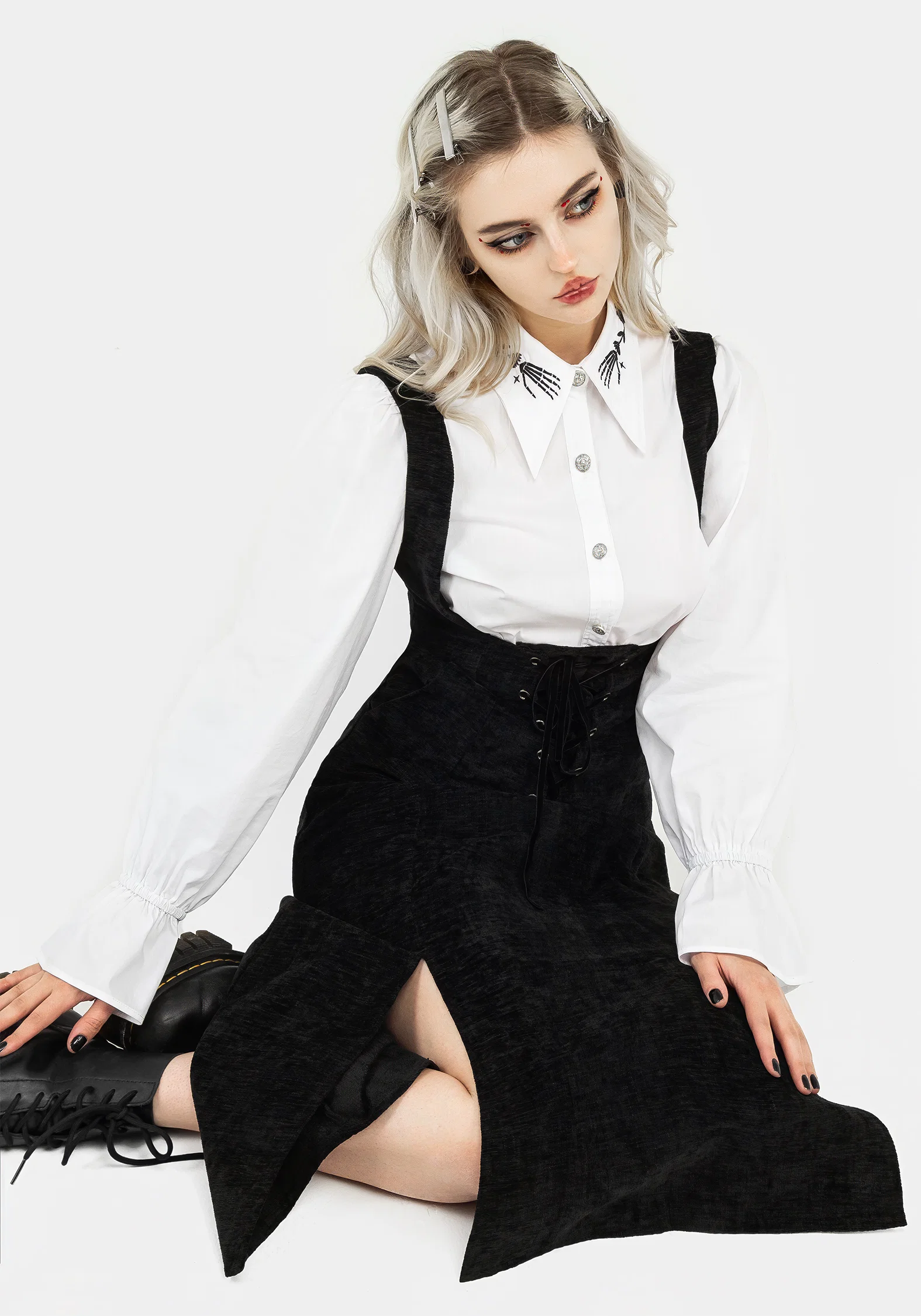 Tempora Embroidered Button Up Shirt - Image 8
