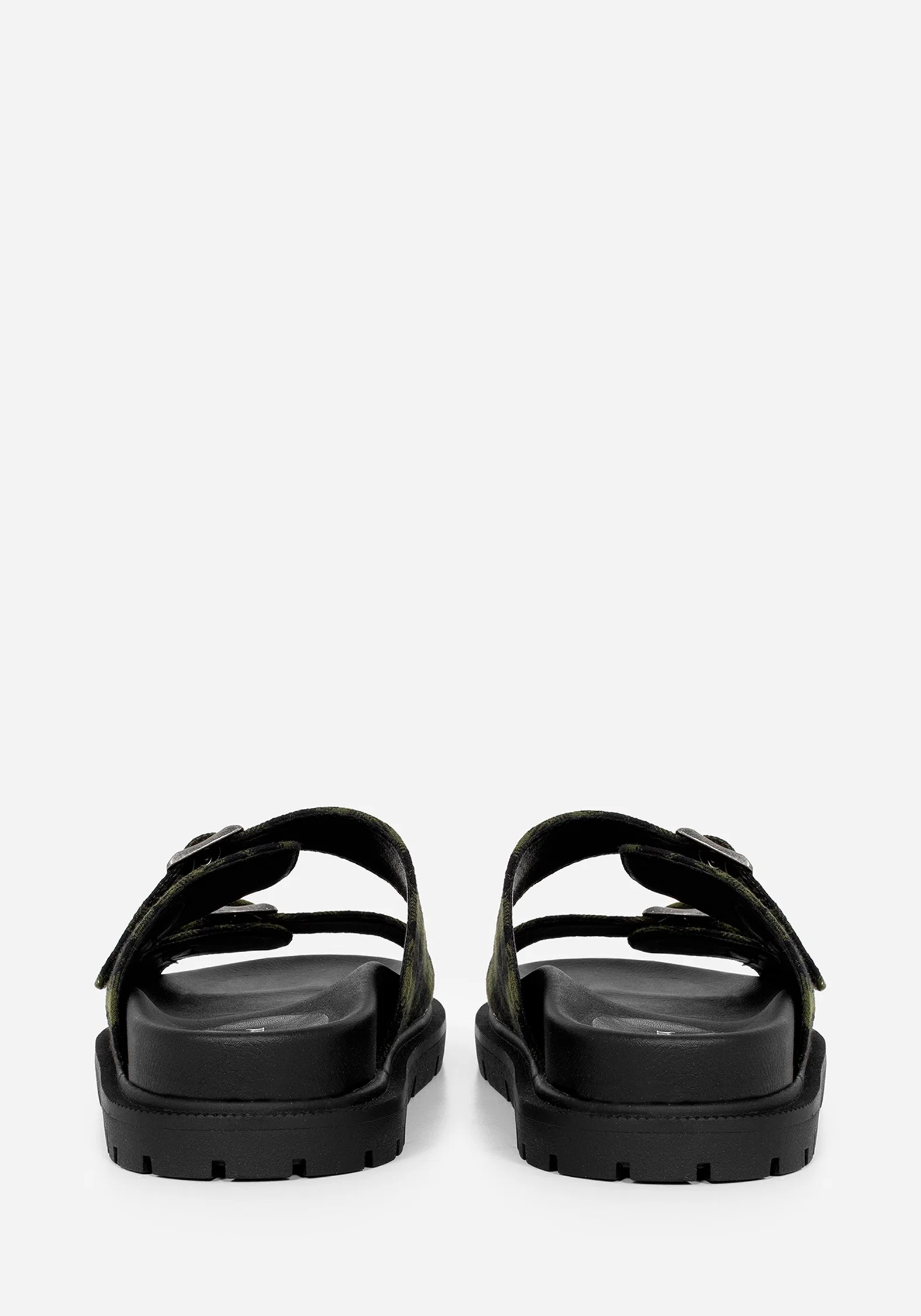Terra Gingham Buckle Sandals - Image 4