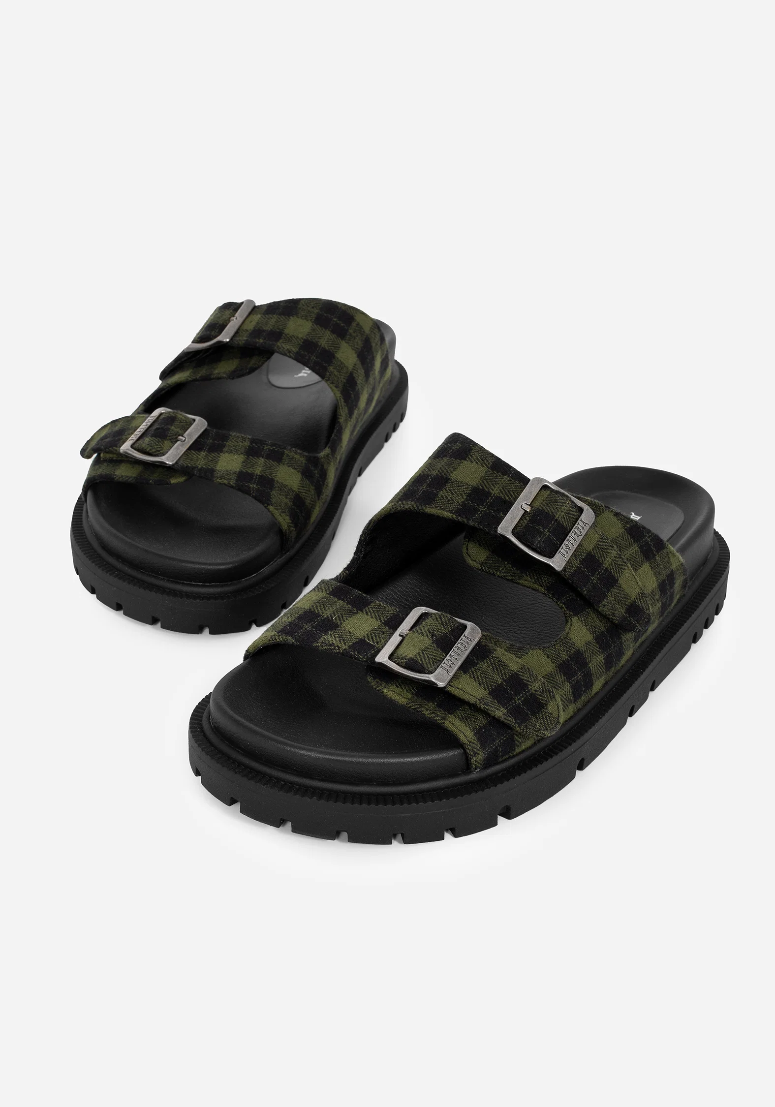 Terra Gingham Buckle Sandals - Image 5