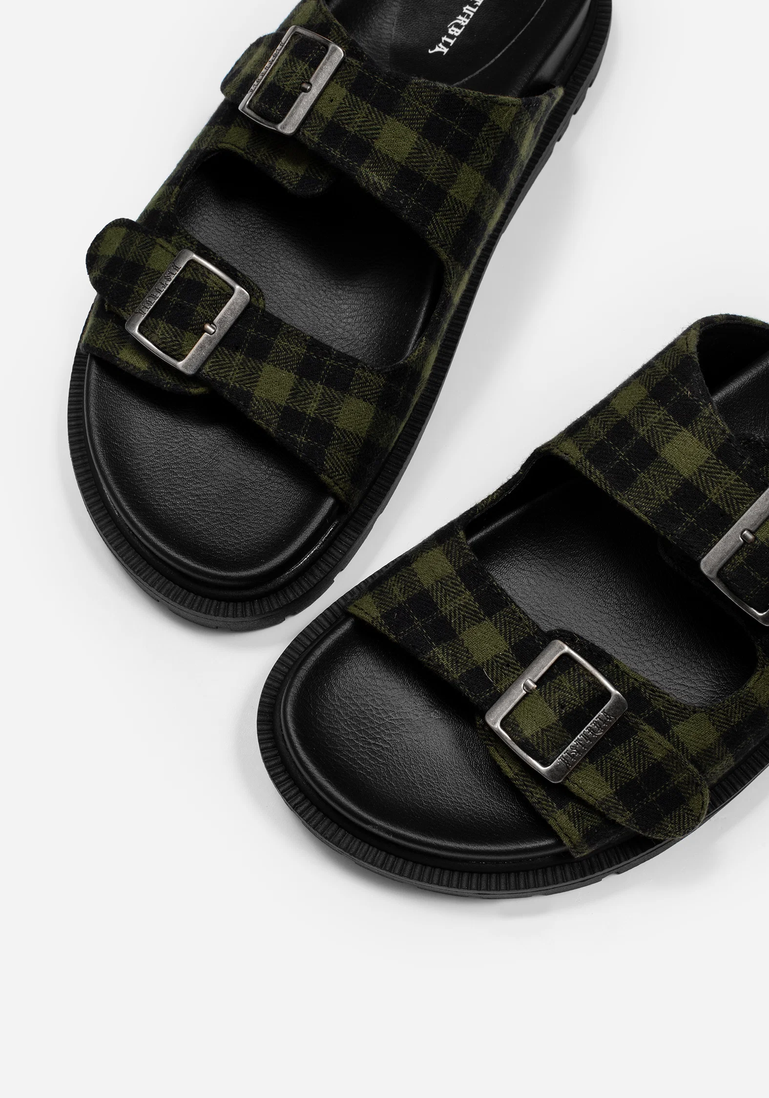 Terra Gingham Buckle Sandals - Image 7