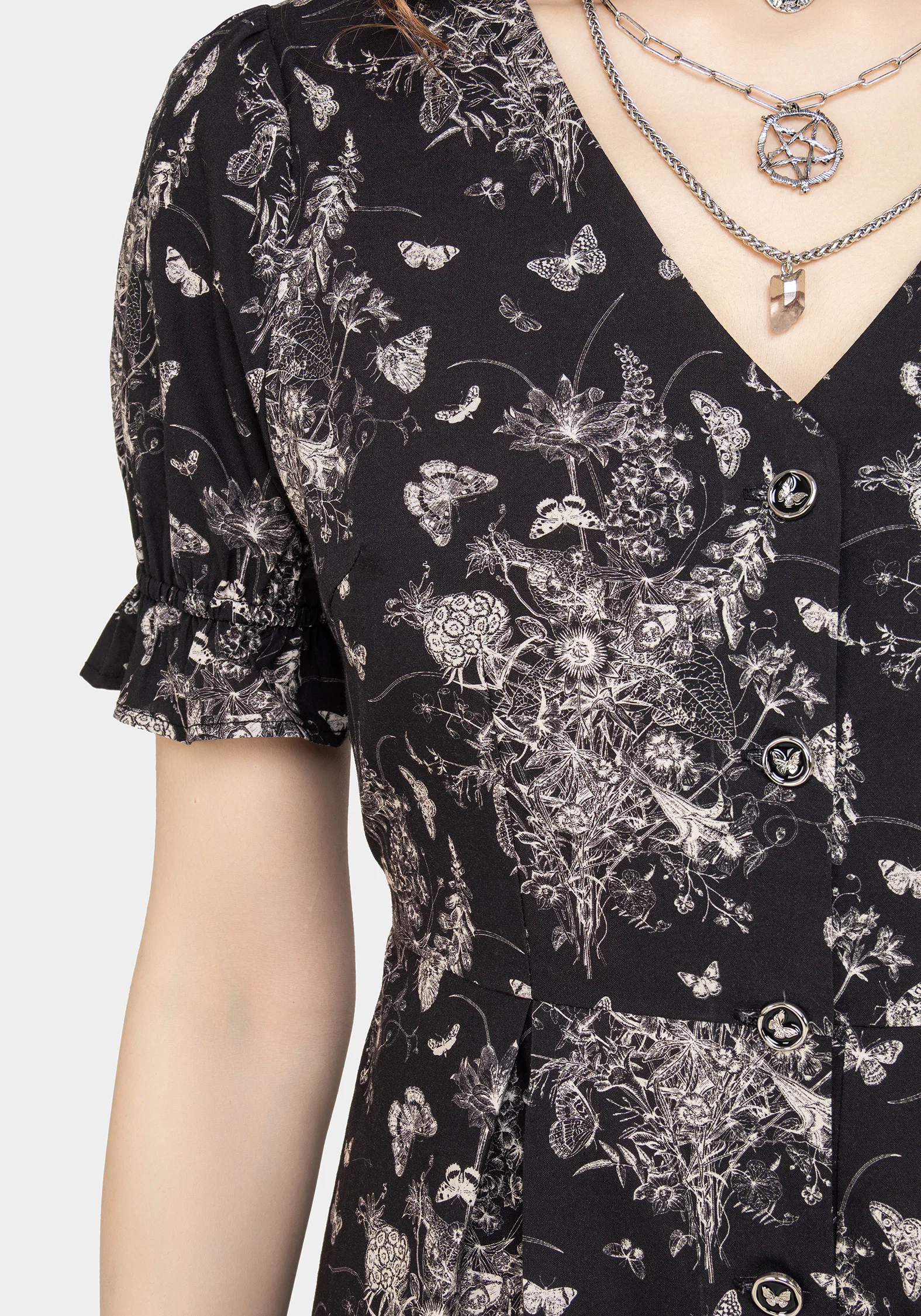 Thalia Button Up Playsuit - Image 2