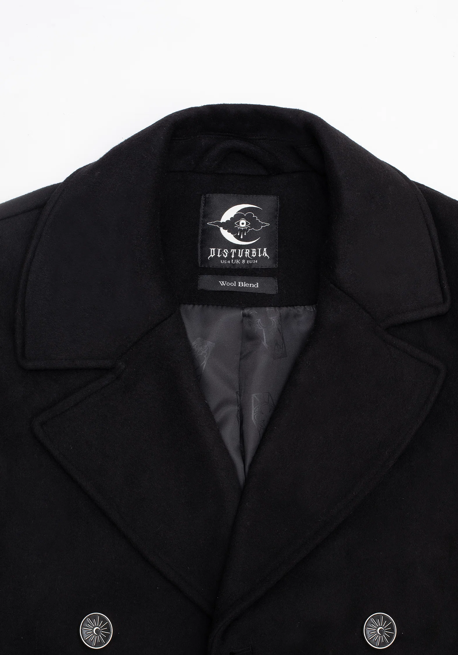 Theia Double Breasted Longline Wool Blend Coat - Image 10