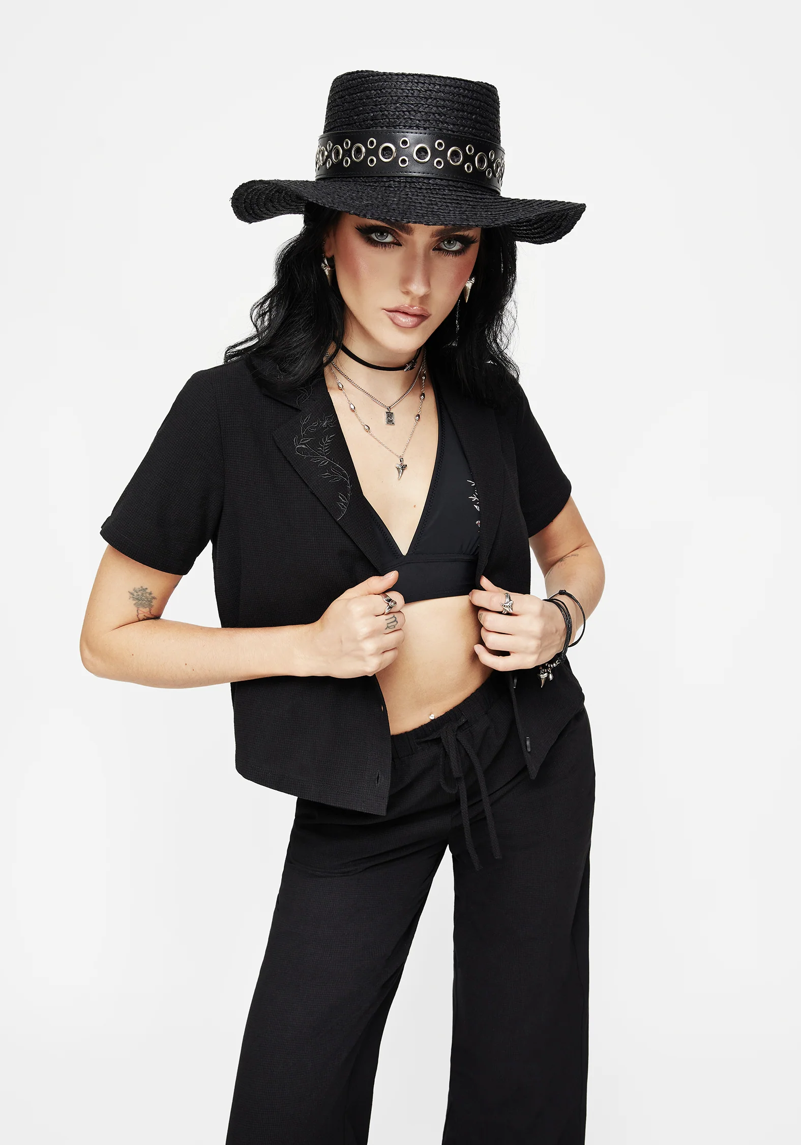 Thorell Embroidered Cotton Button Up Shirt - Image 4
