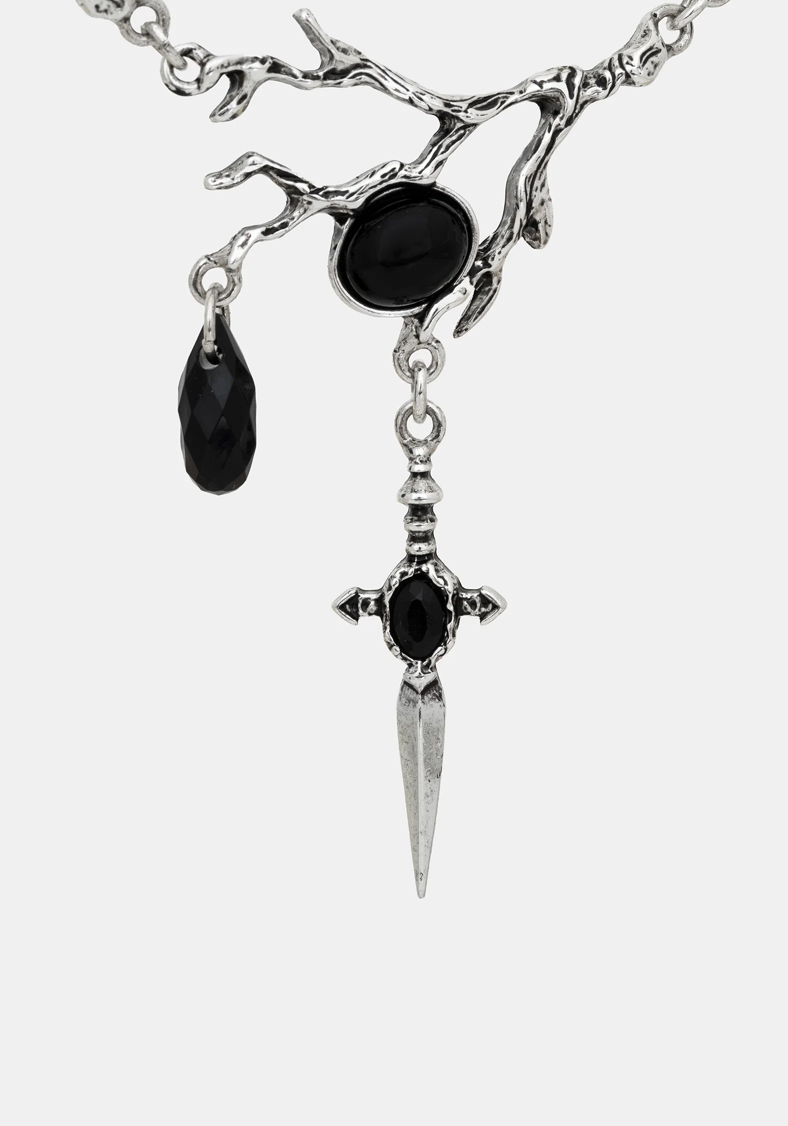 Thrax Pricklethorn Stone Charm Choker - Image 2