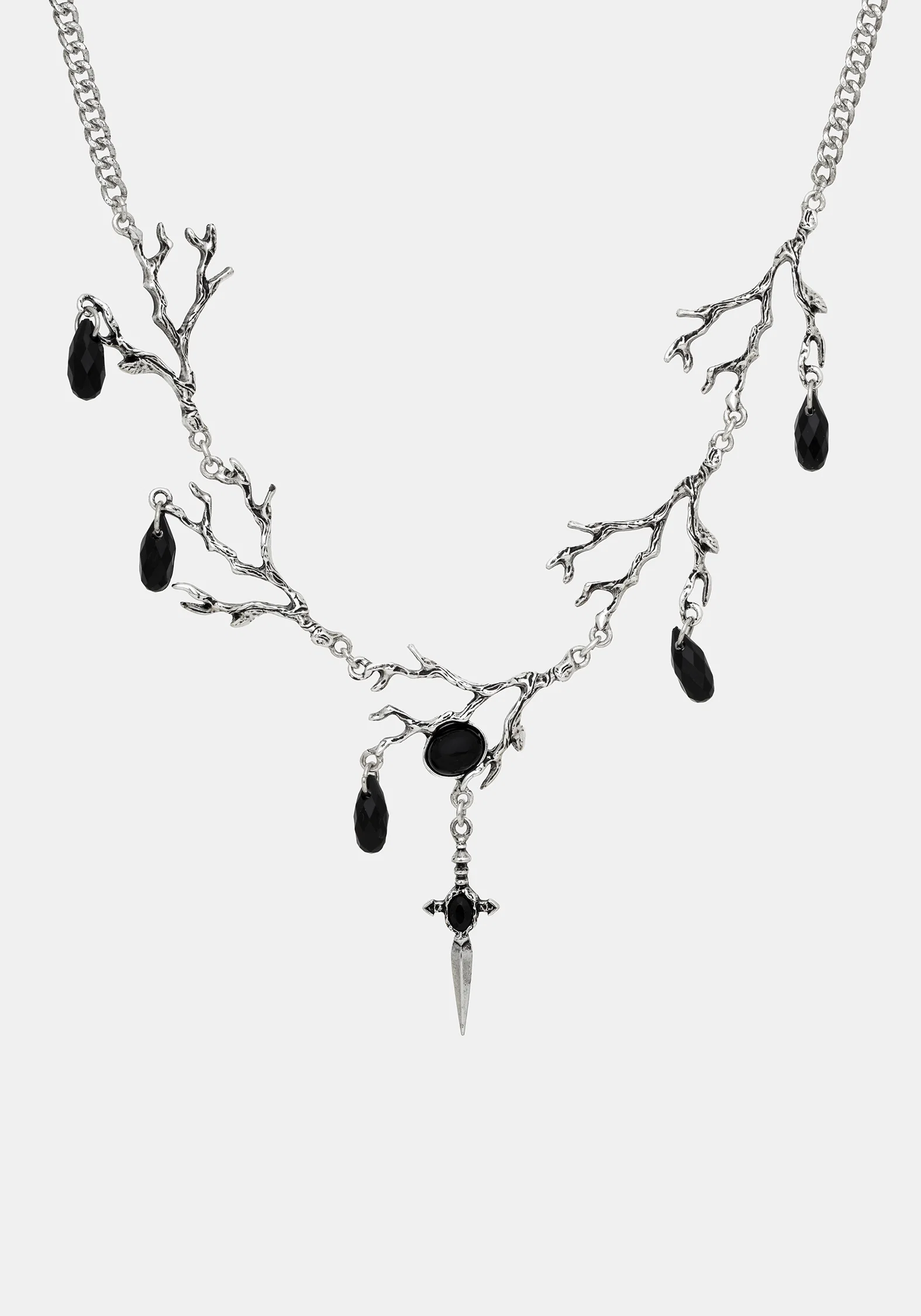 Thrax Pricklethorn Stone Charm Choker - Image 4