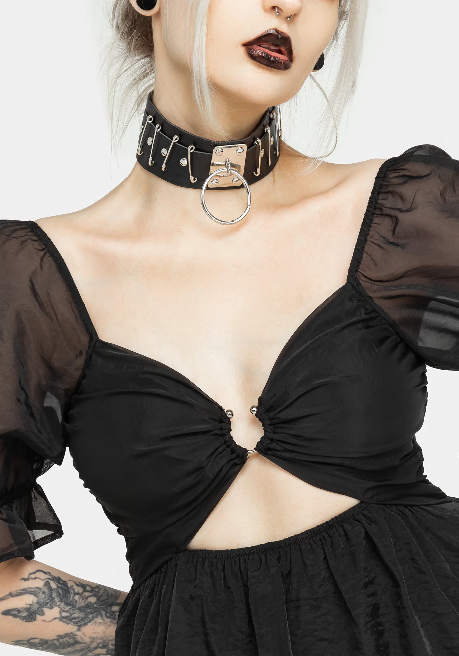 Tiffany Organza Puff Mini Dress - Image 2