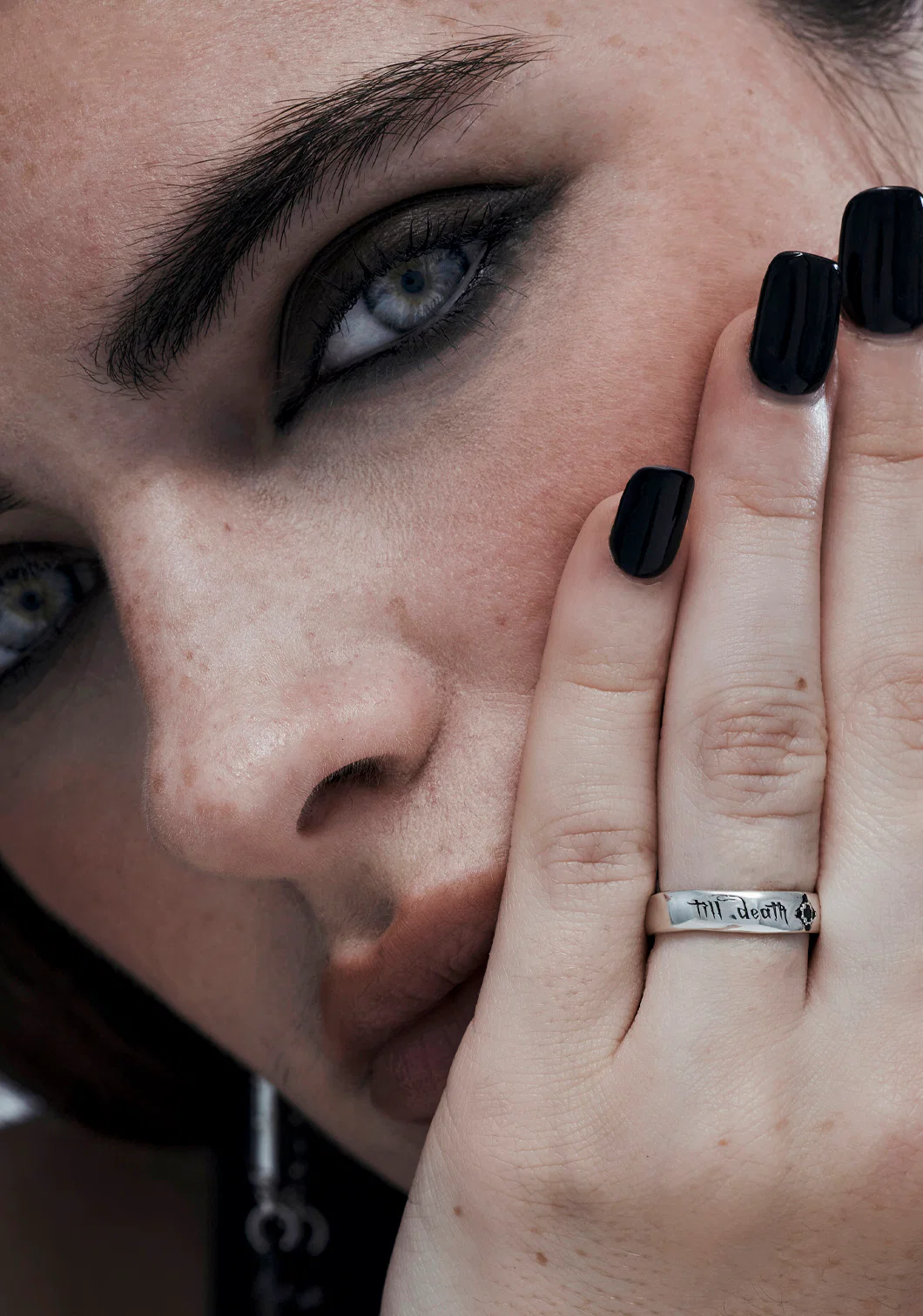Till Death Sterling Silver Band - 4.8mm - Image 2
