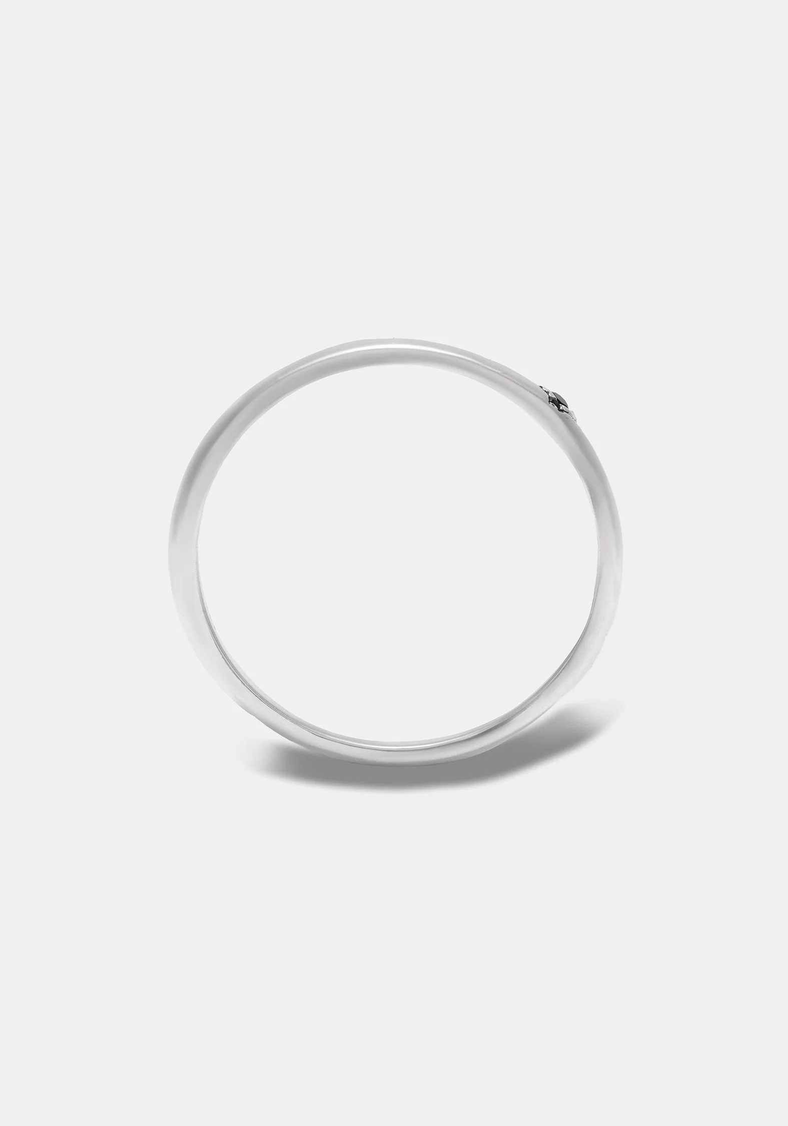 Till Death Sterling Silver Band - 4.8mm - Image 5