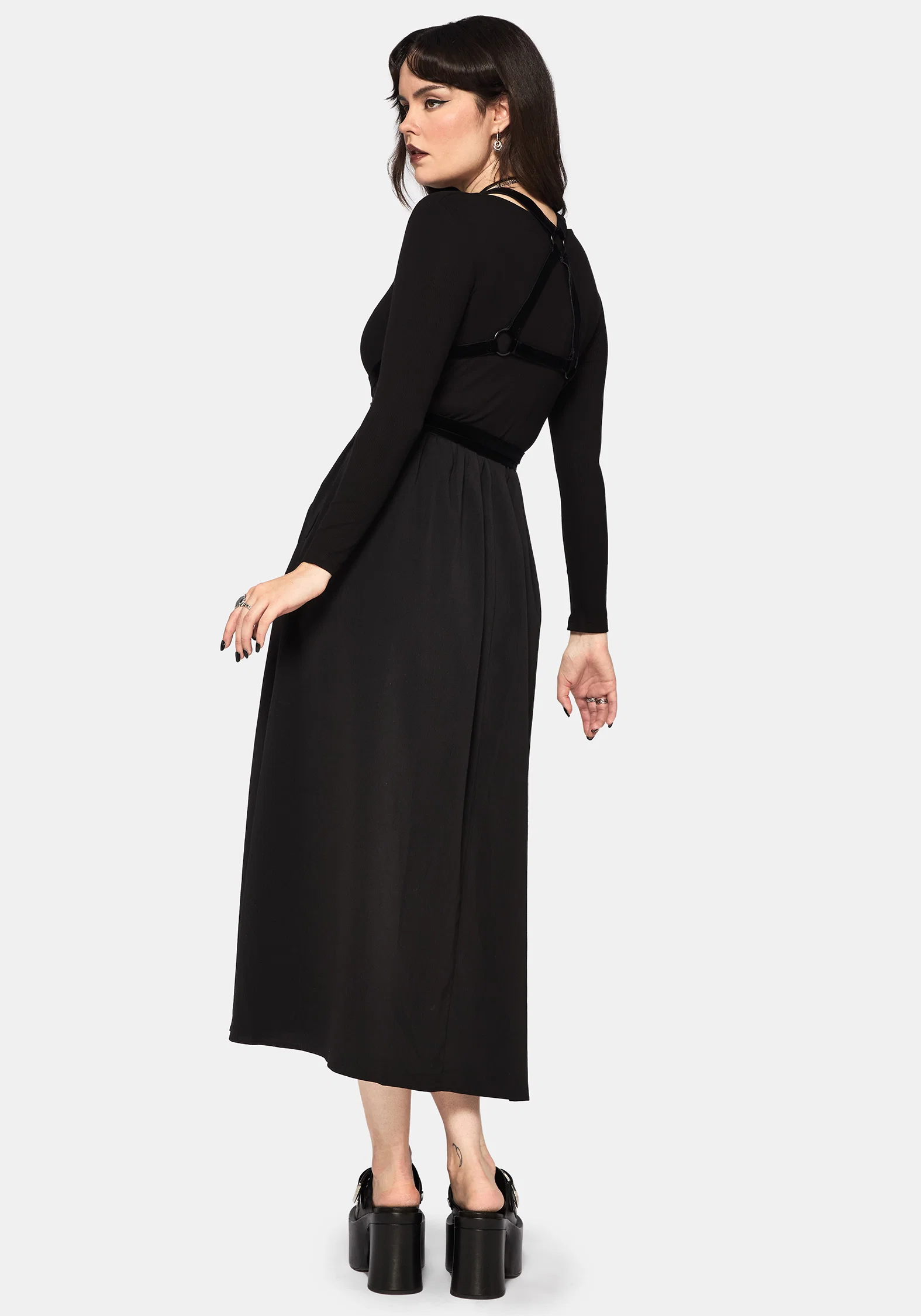 Torrent Button Up Midi Dress - Image 3