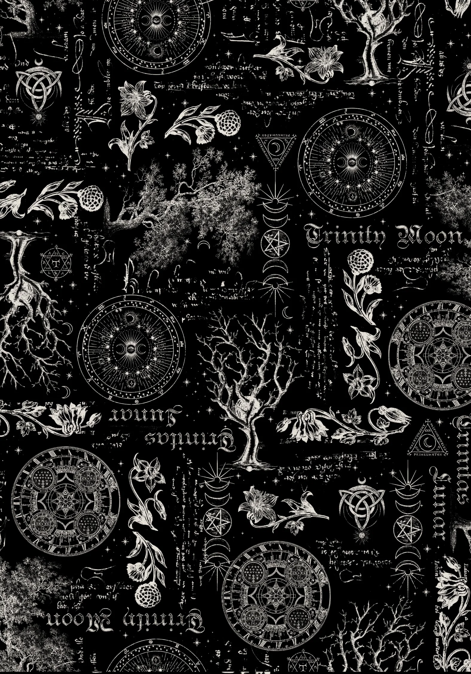 Trinity Moon Print Pull On Culotte - Image 7