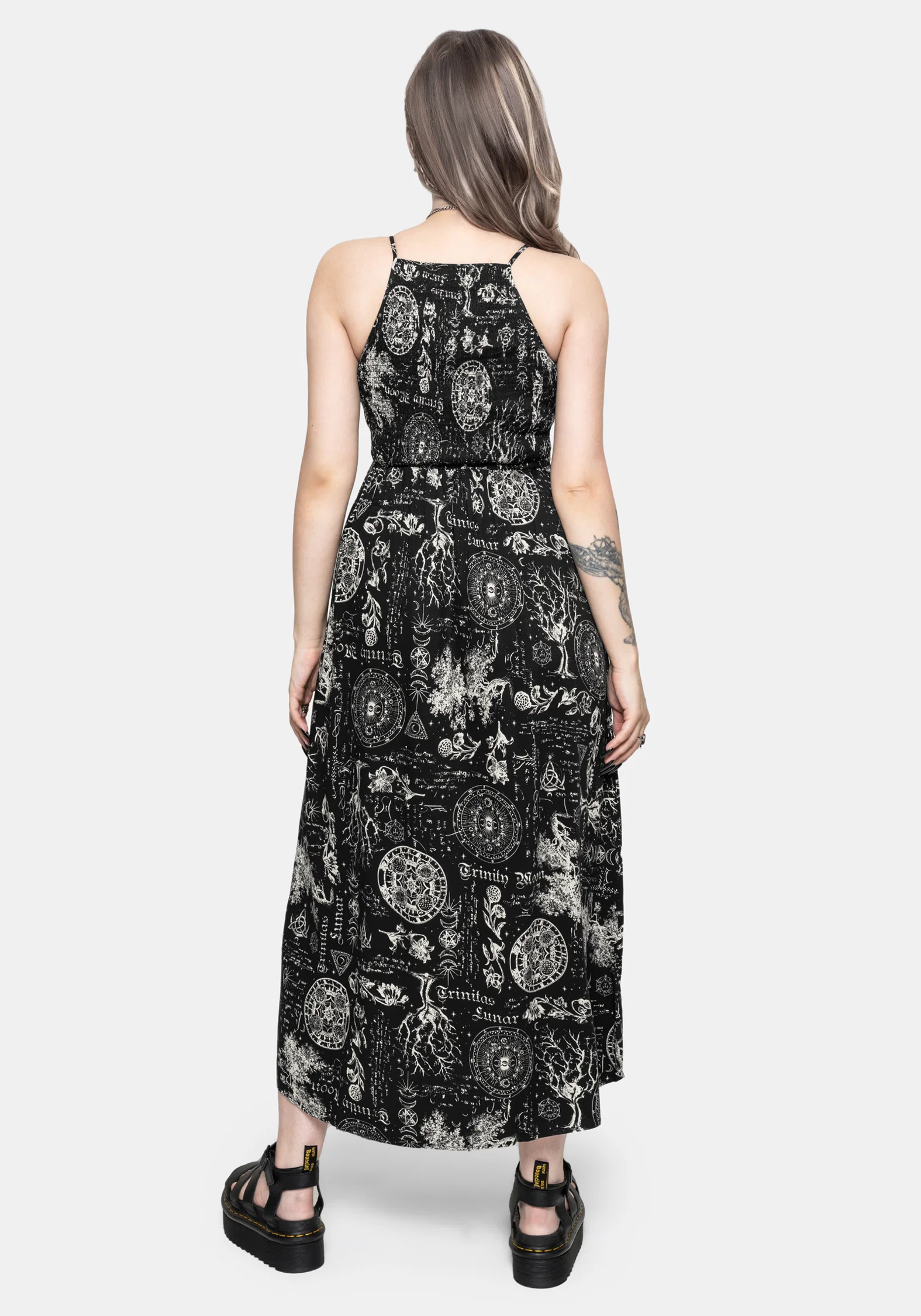 Trinity Moon Shirred Racerback Midaxi Dress - Image 3