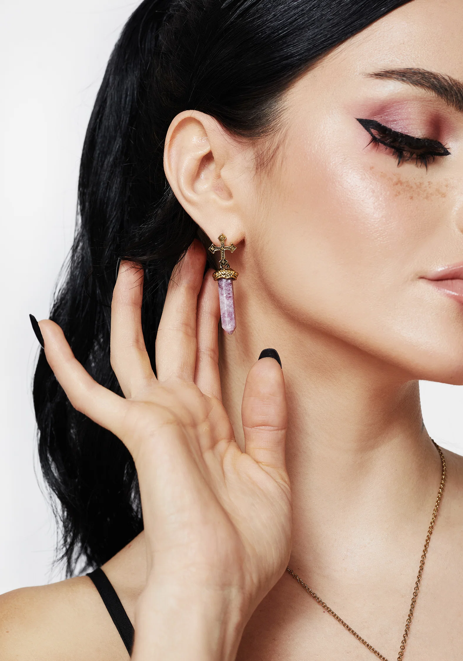 Vallum Cross Shard Earrings - Image 4
