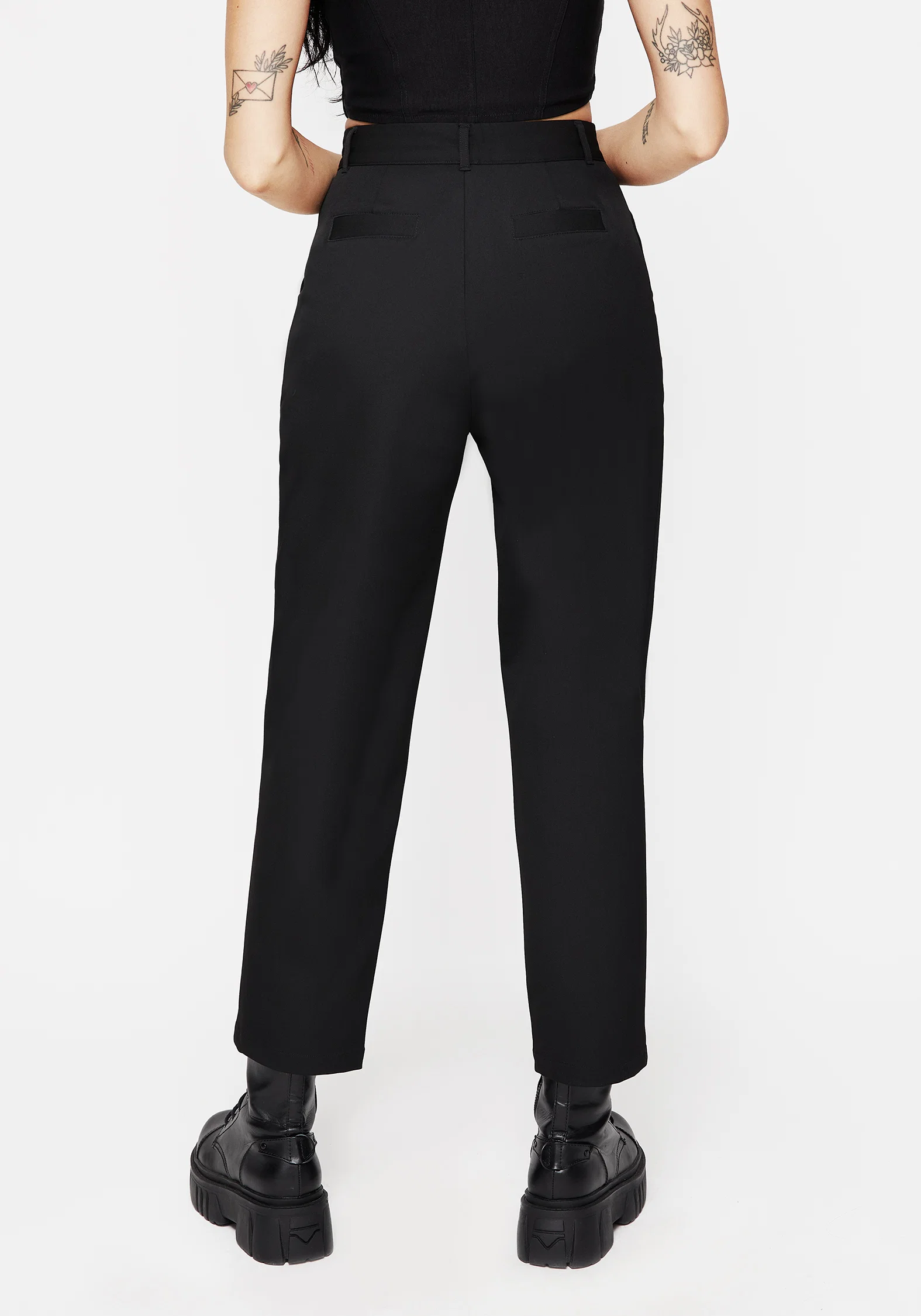 Vanitas Thorn Embroidered Tapered Trousers - Image 3