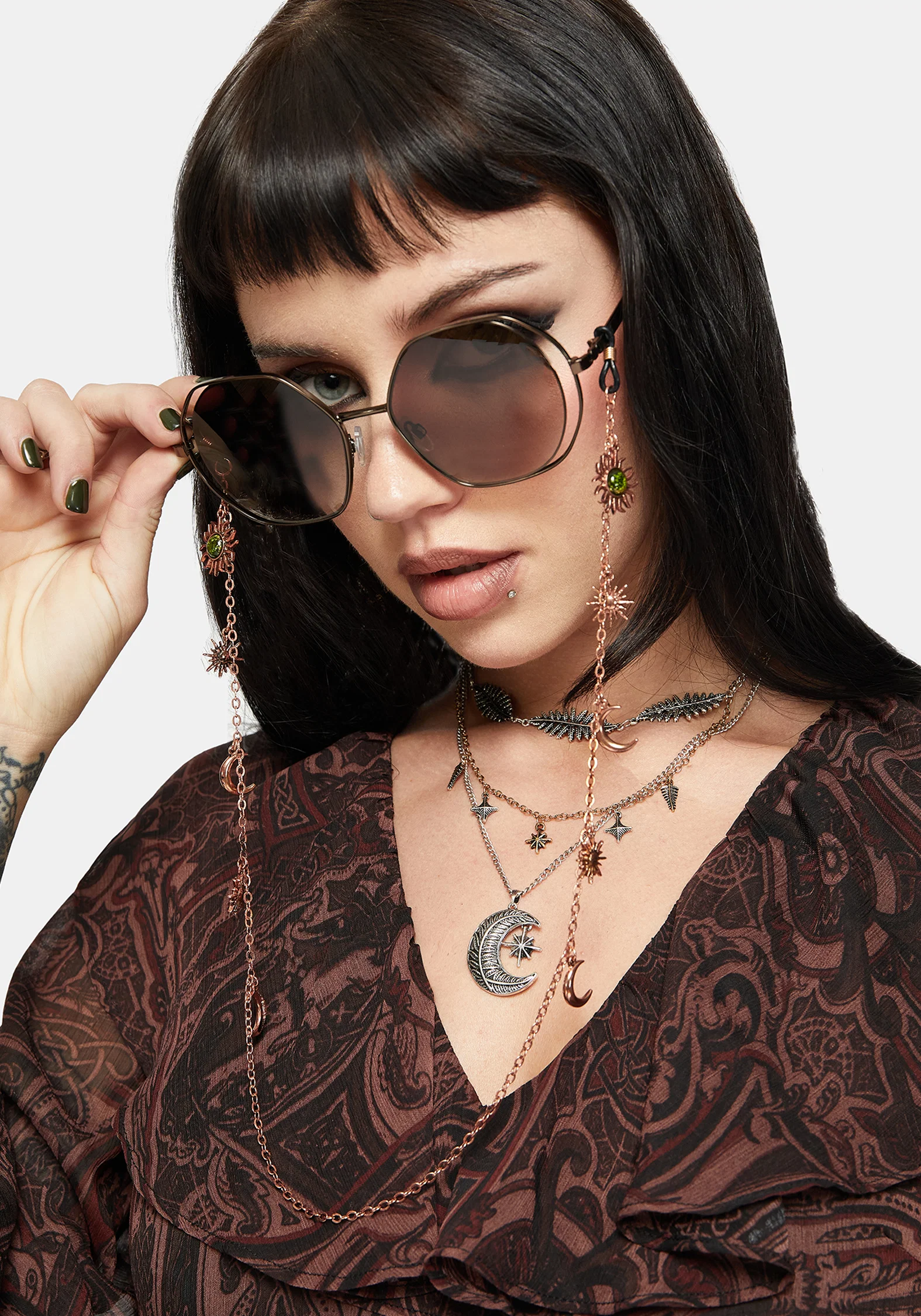 Vega Celestial Sunglasses with Chain - Image 3