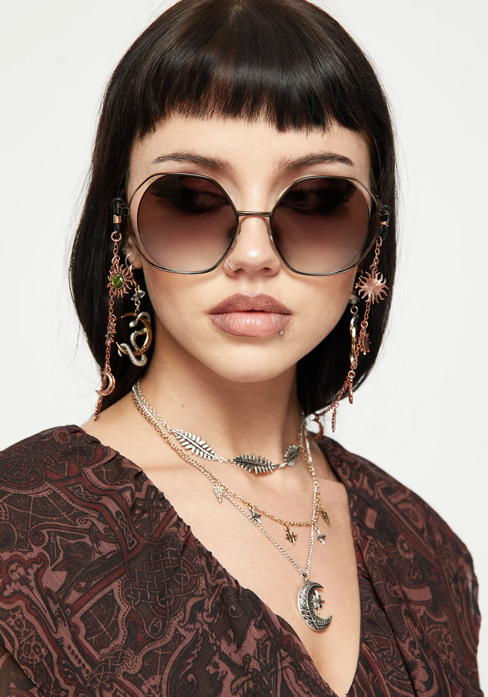 Vega Celestial Sunglasses with Chain - Image 5