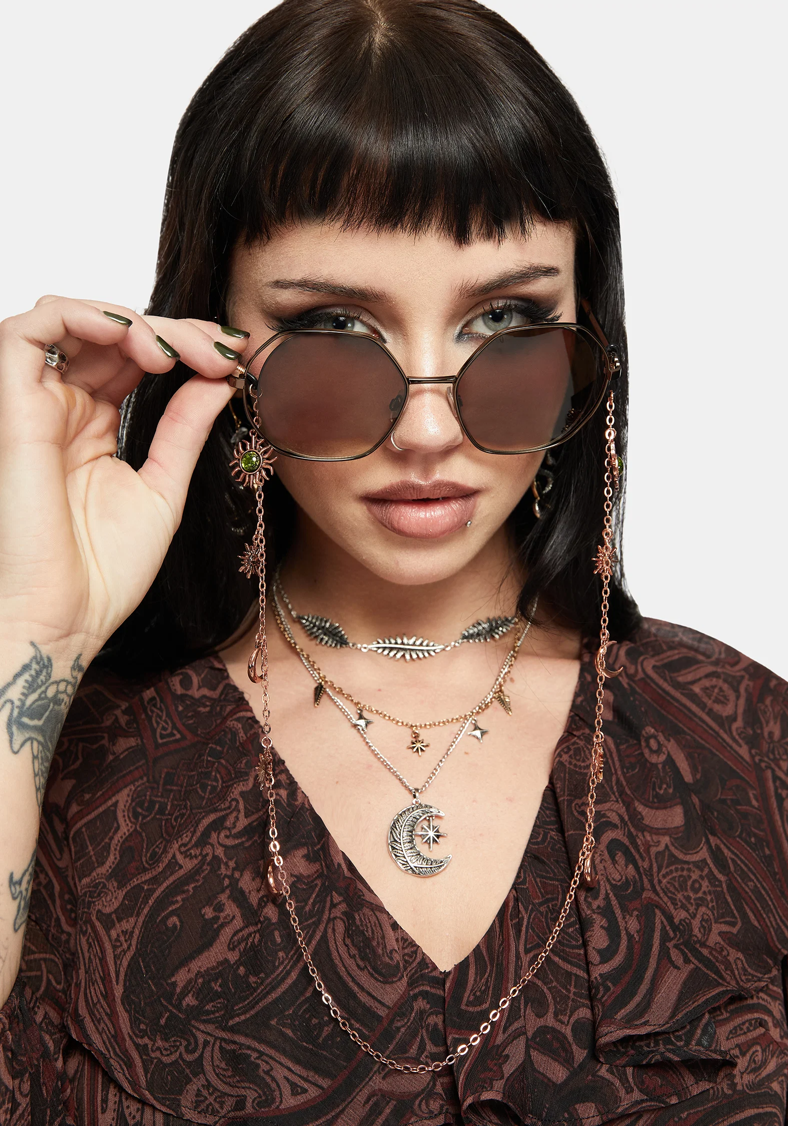 Vega Celestial Sunglasses with Chain - Image 7