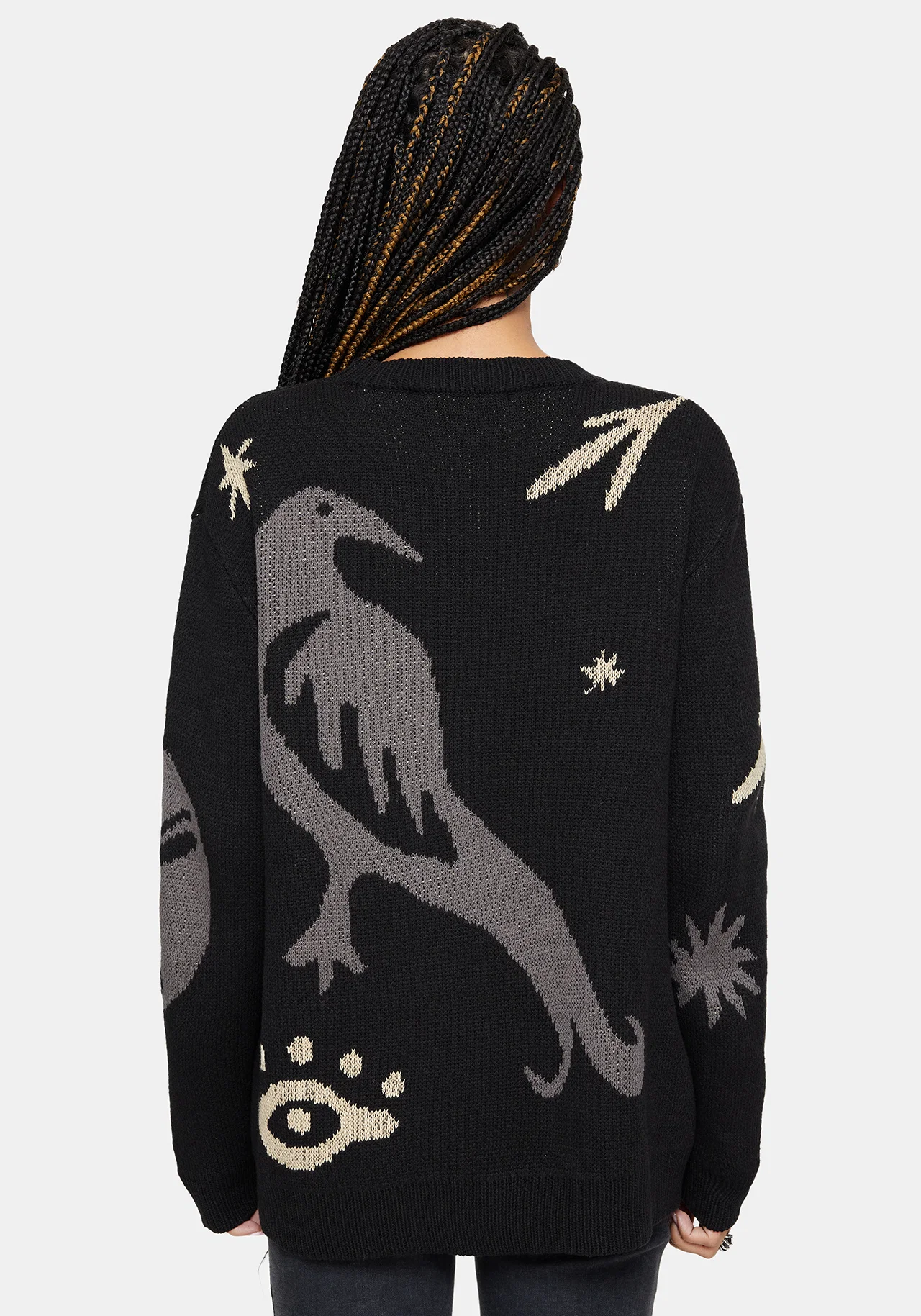 Vesper Cotton Asymmetric Knit Jumper - Image 3