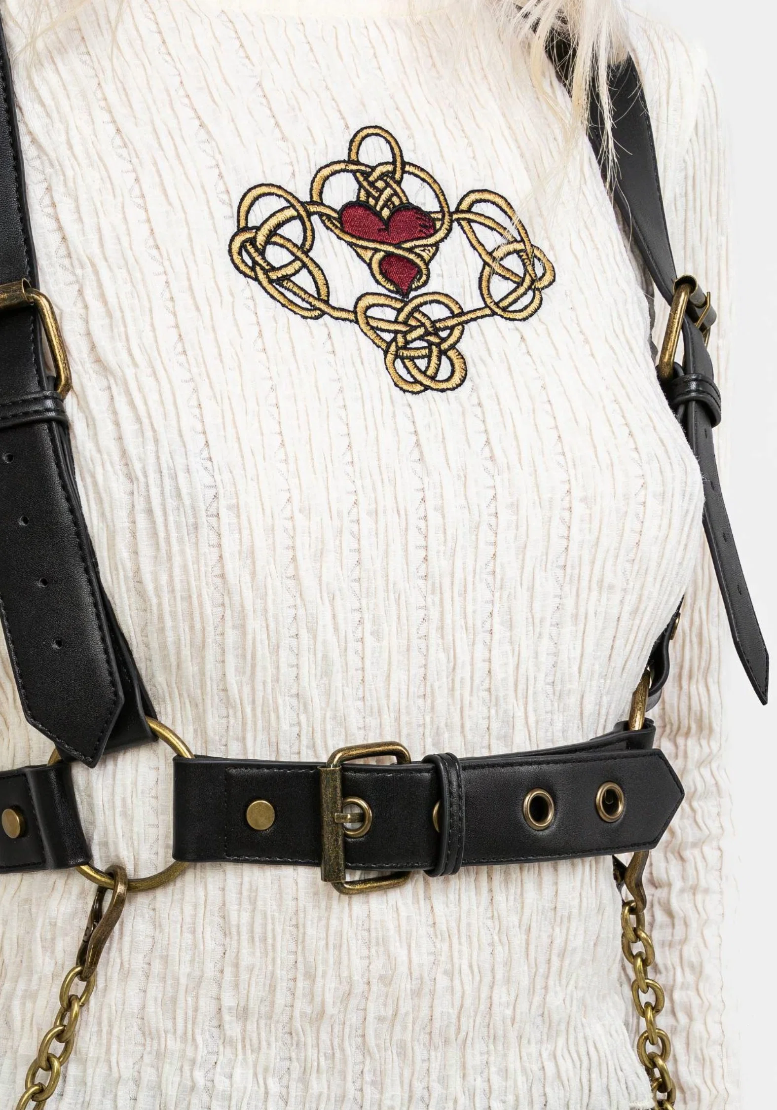 Vignette Brass Chain Harness - Image 3
