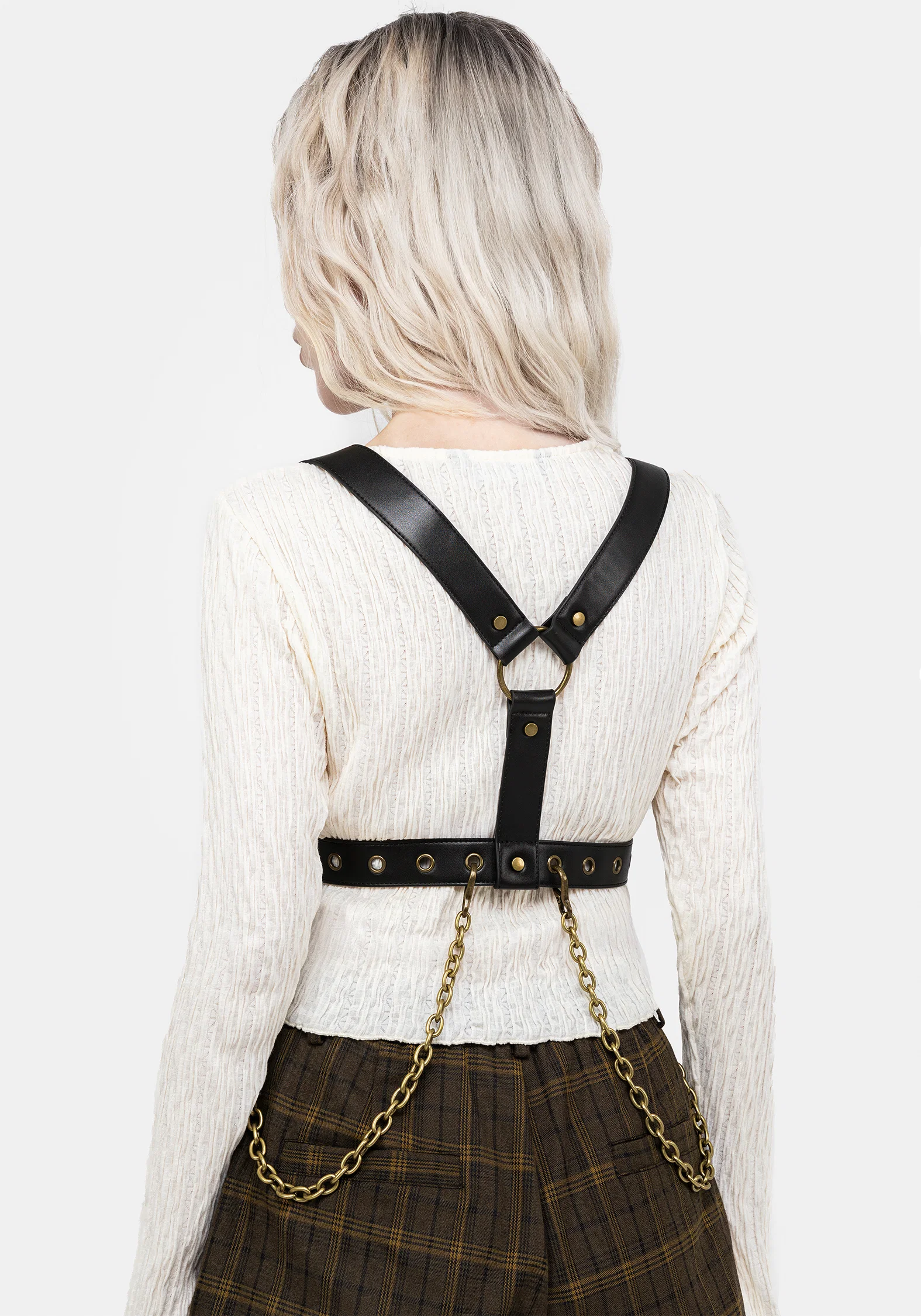 Vignette Brass Chain Harness - Image 4