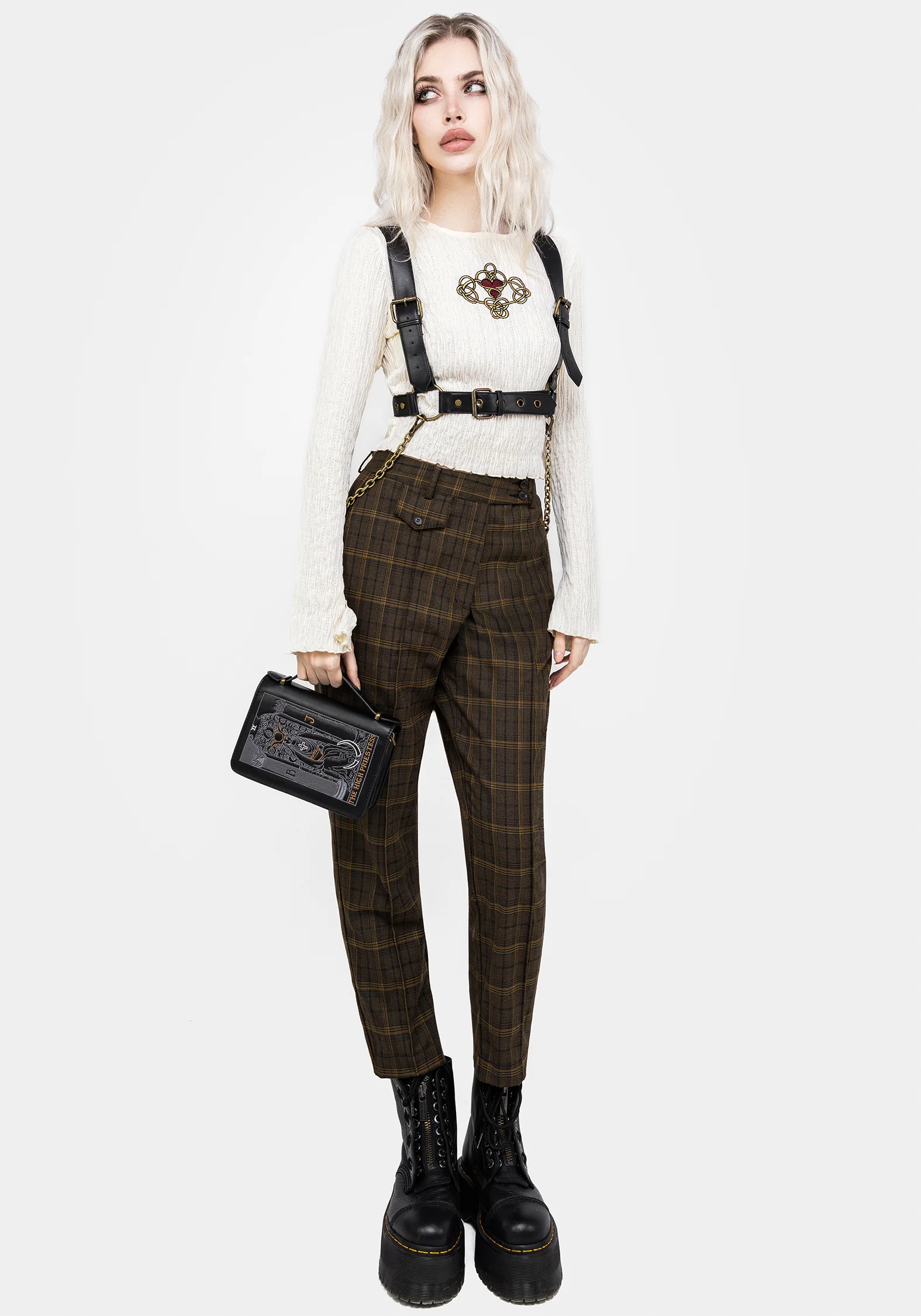 Vignette Brass Chain Harness - Image 5