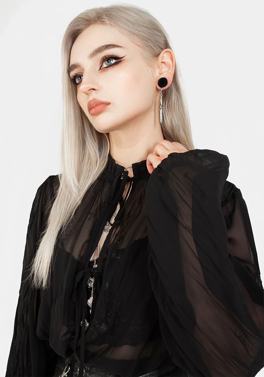 Villain Textured Blouse - Image 3